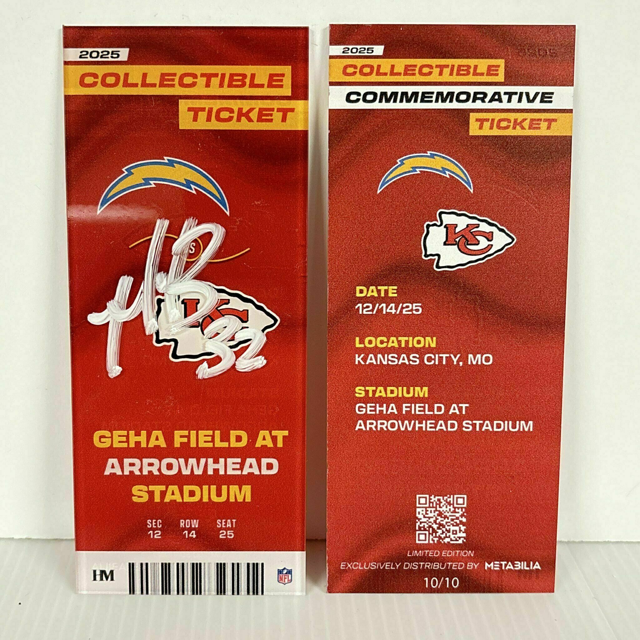 Nick Bolton Signed Commemorative Ticket - Wk15 vs Chargers
