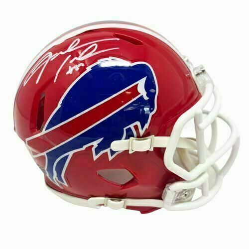 Fred Jackson Signed Buffalo Bills Red Throwback Speed Mini Helmet