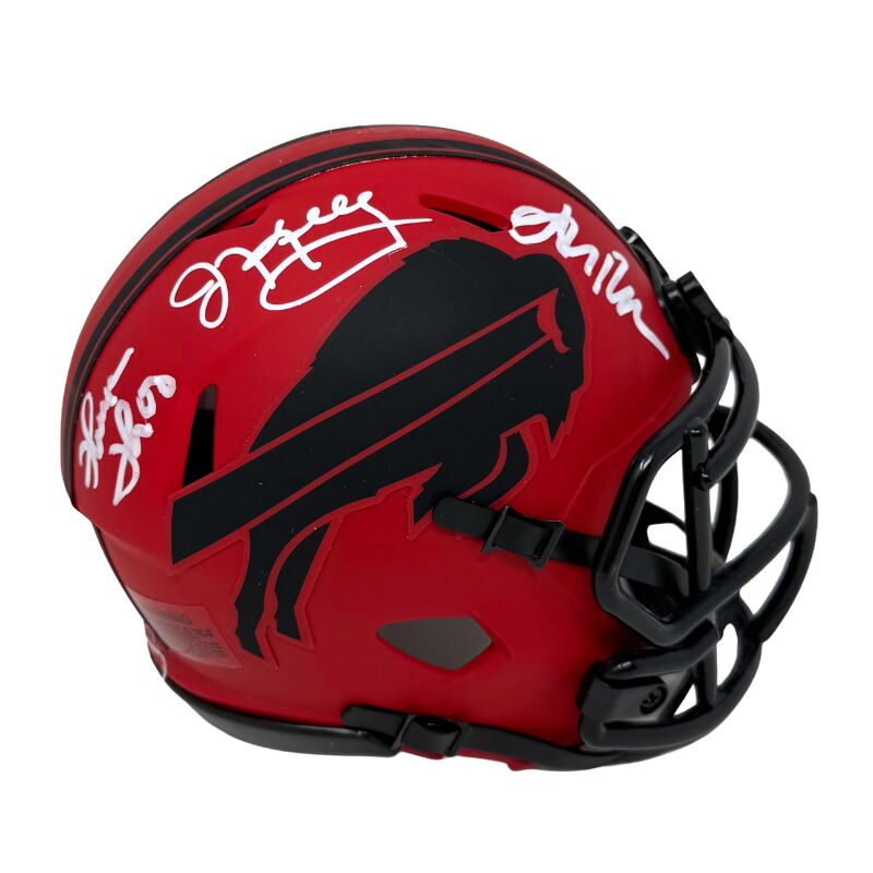 Triplets Signed Buffalo Bills RAVE Speed Mini Helmet