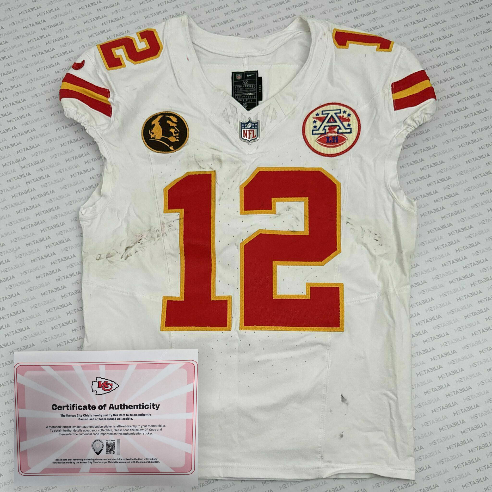 #12 Jared Wiley Game-Worn Jersey vs Cowboys
