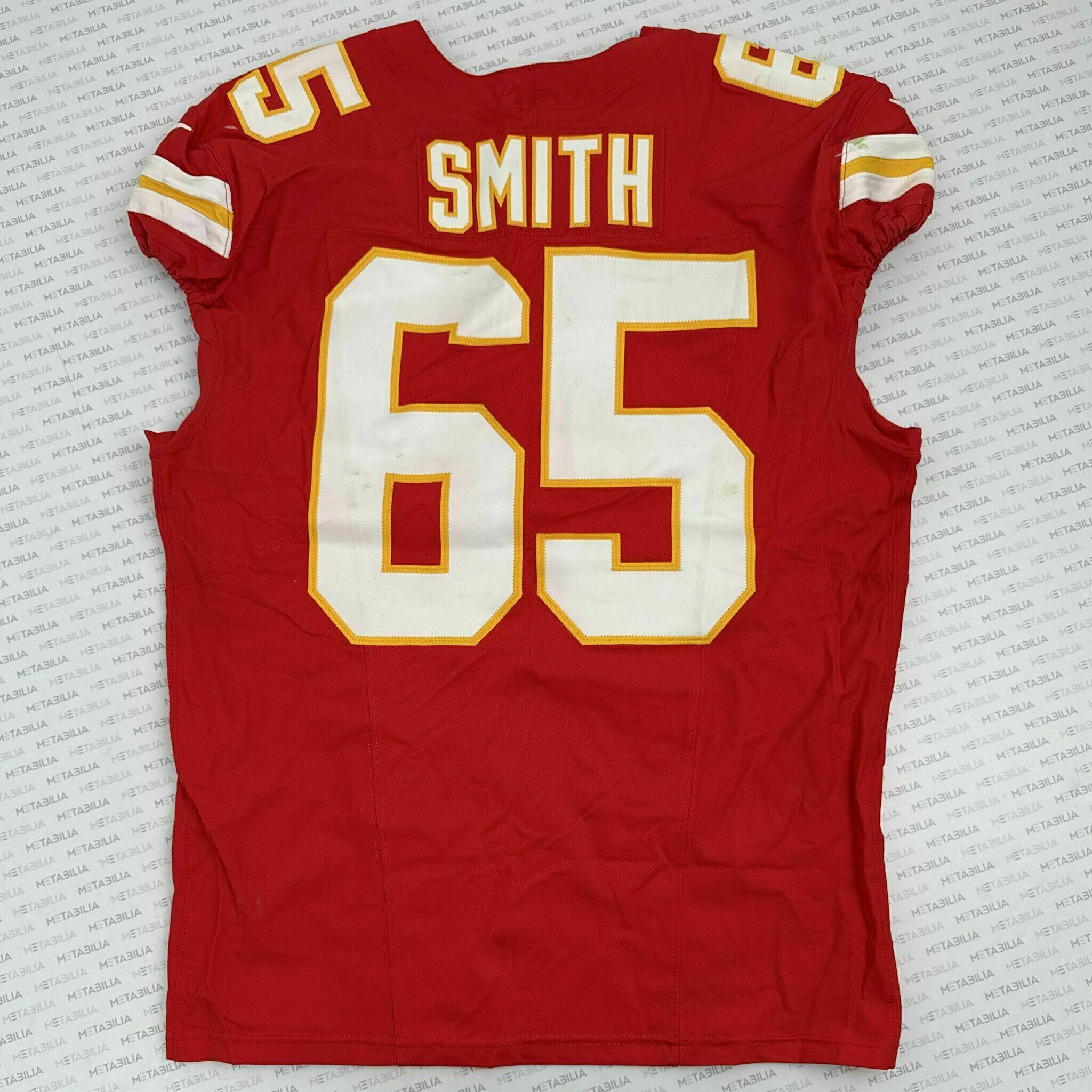#65 Trey Smith Game-Worn Jersey vs Colts