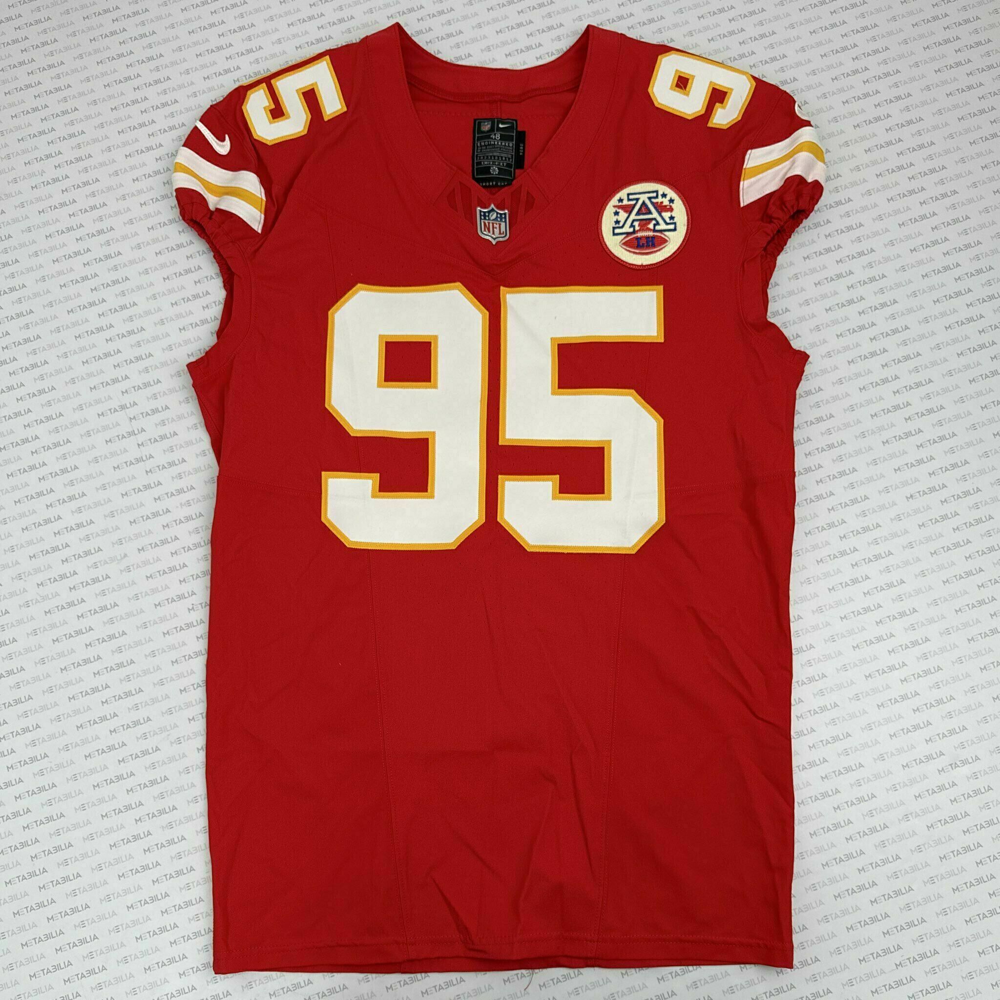 #95 Chris Jones Game-Issued Jersey vs Colts