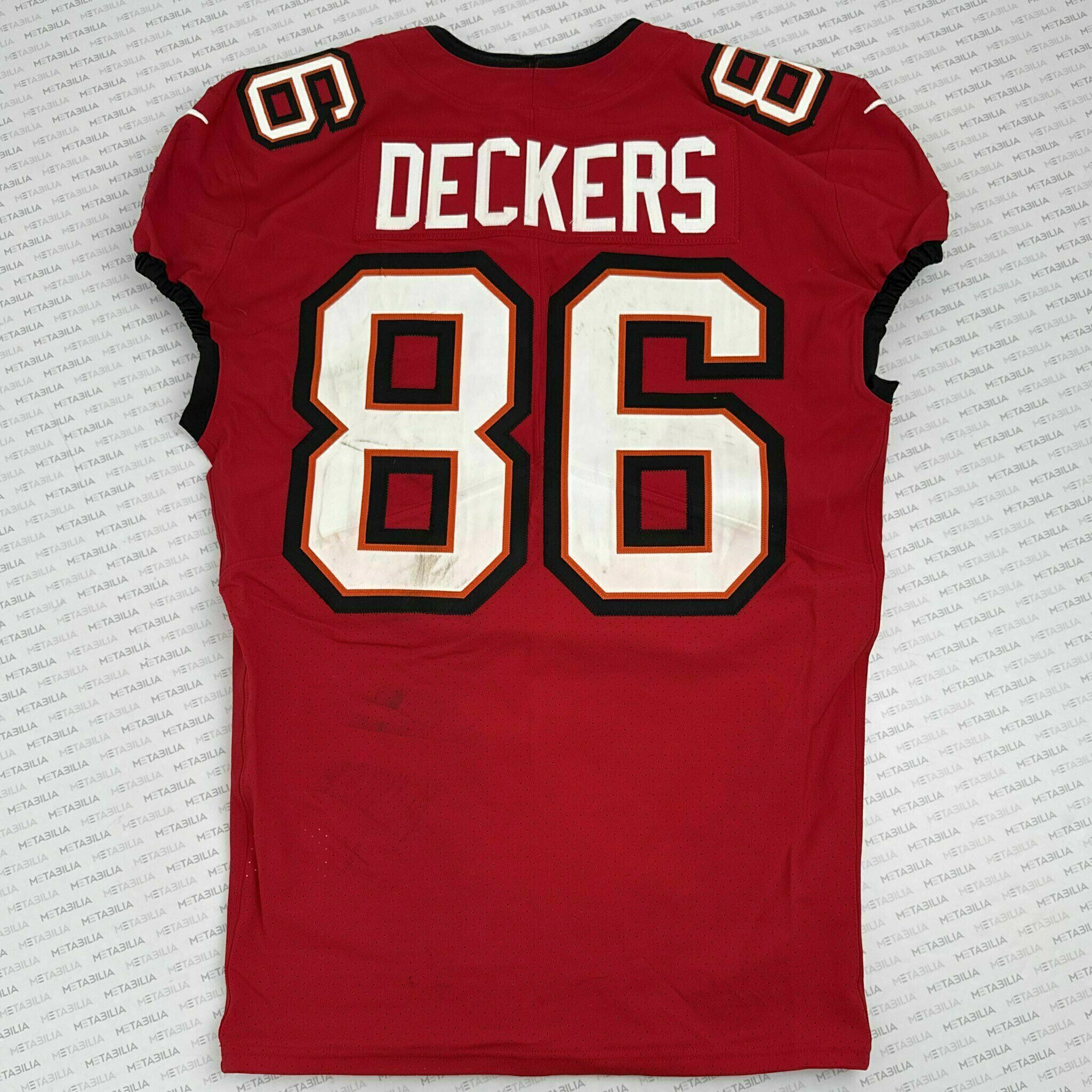 #86 Evan Deckers Game-Worn Jersey vs Cardinals