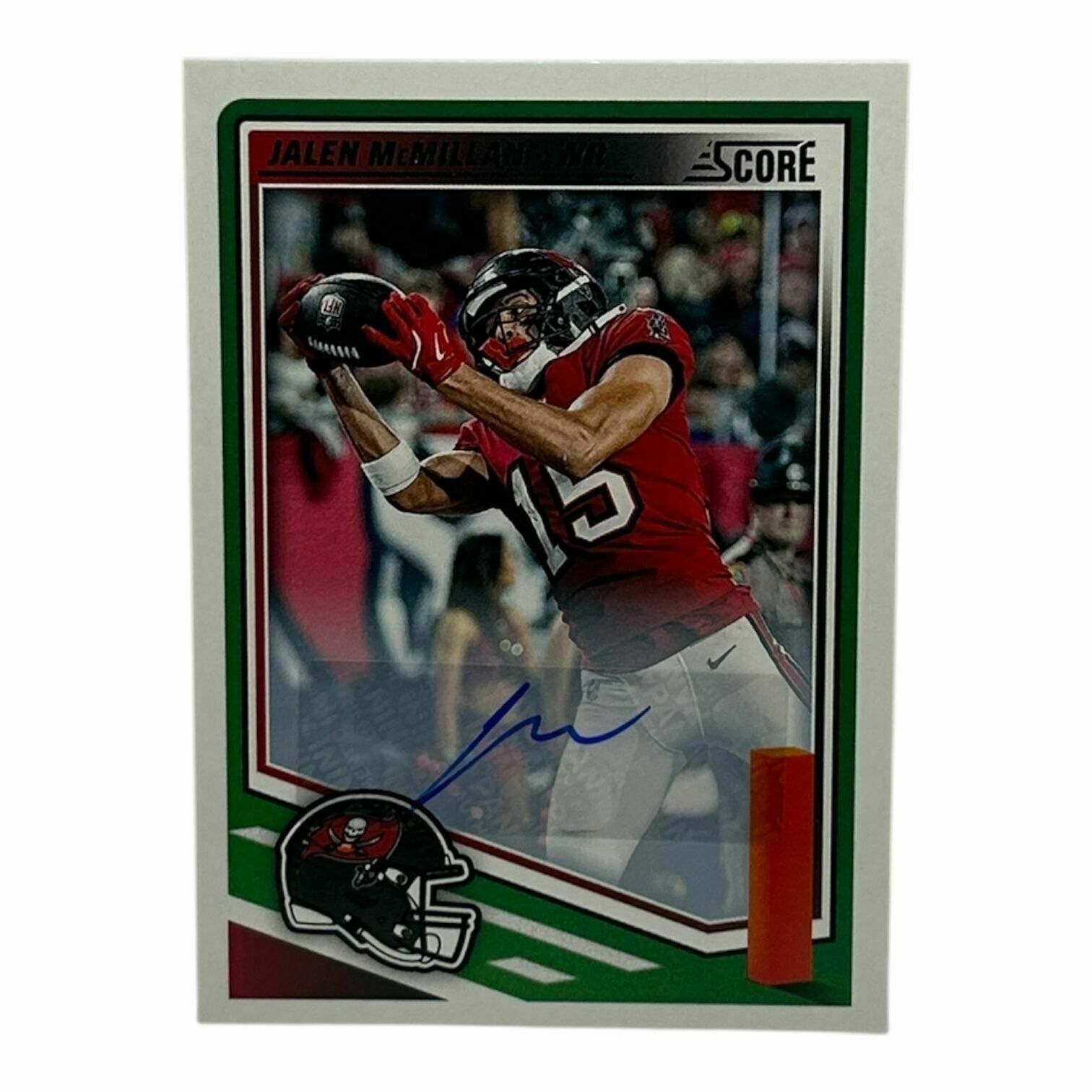 Jalen McMillan 2025 Panini Score Football Autograph Trading Card