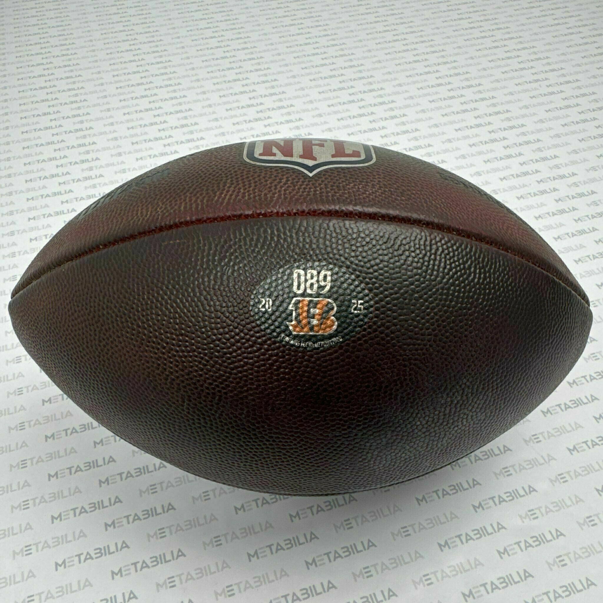 Bengals Game-Used Ball #089 vs Steelers