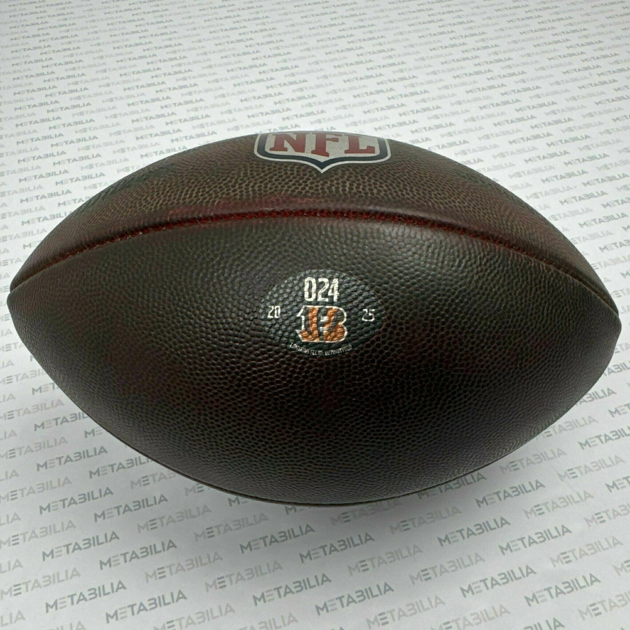 Bengals Game-Used Ball #024 vs Patriots