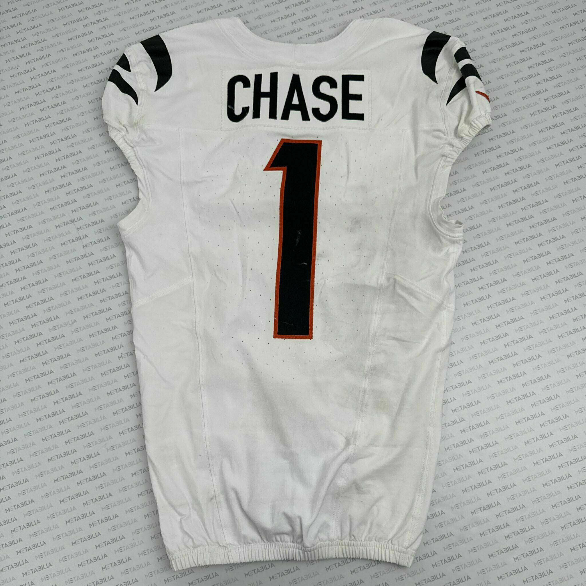 #1 Ja'Marr Chase Game-Worn Jersey vs Bills