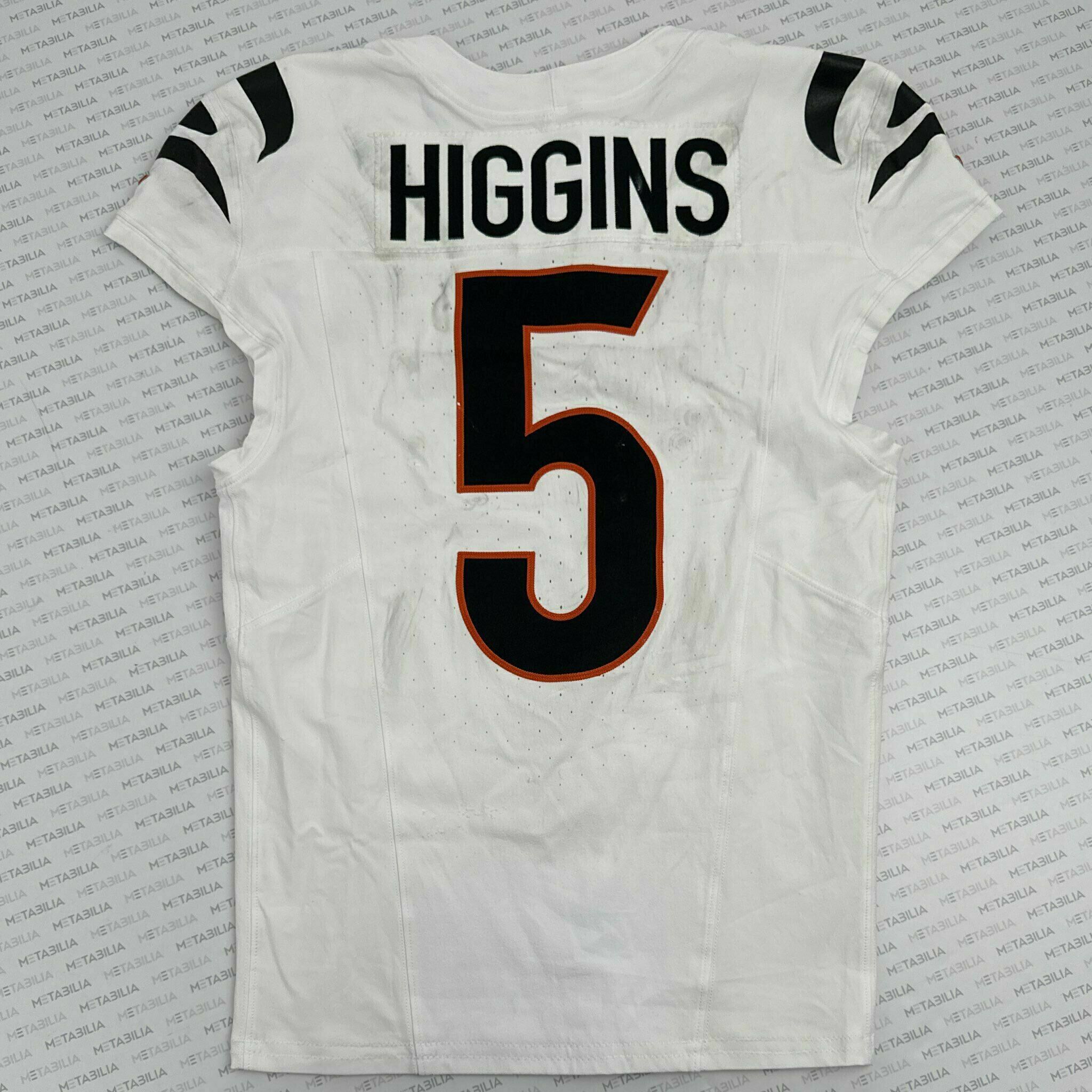 #5 Tee Higgins Game-Worn Jersey vs Bills