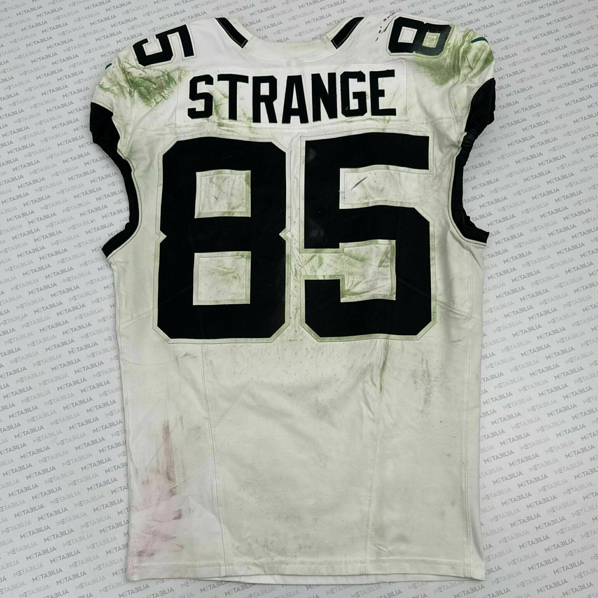 #85 Brenton Strange Game-Worn Jersey vs Cardinals