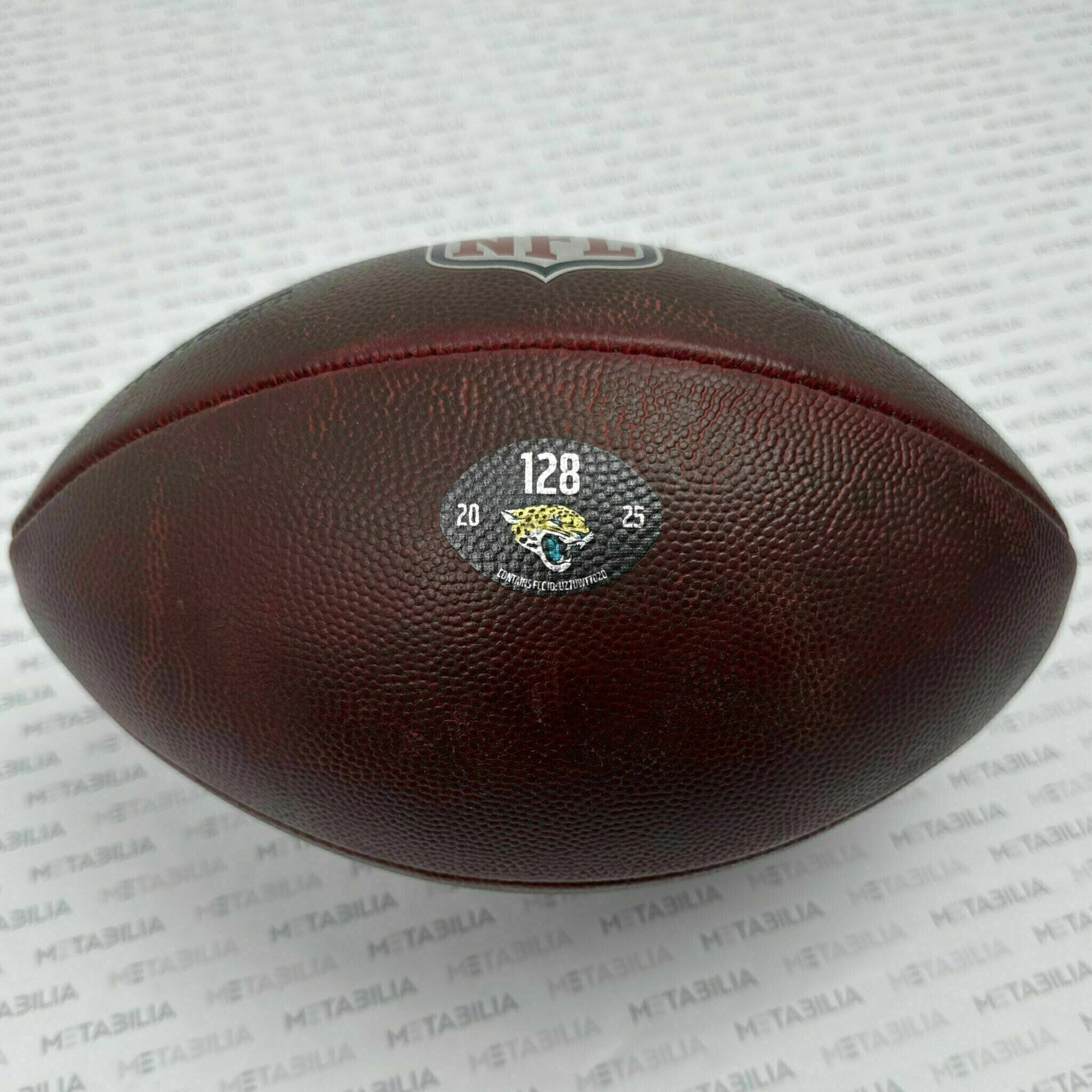 Jaguars Game-Used Ball #128 vs Titans
