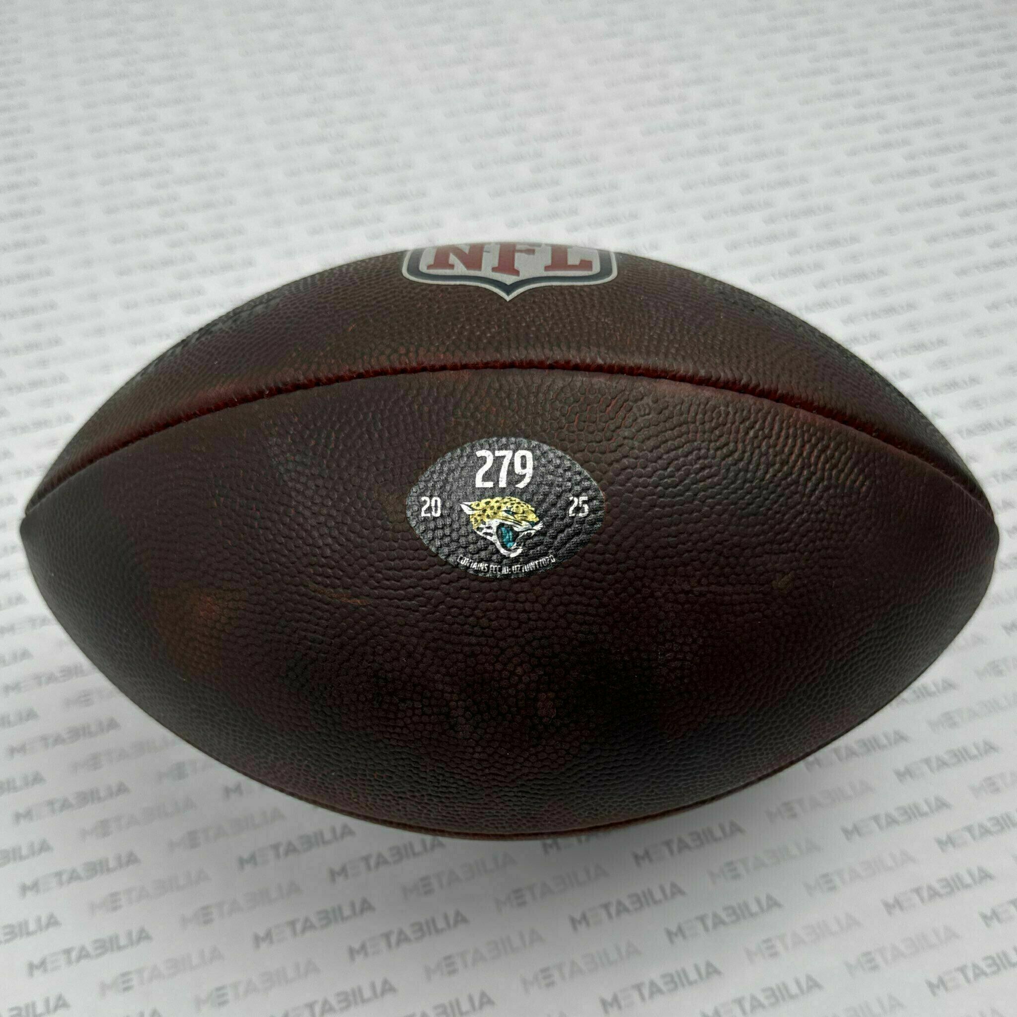 Jaguars Game-Used Ball #279 vs Colts