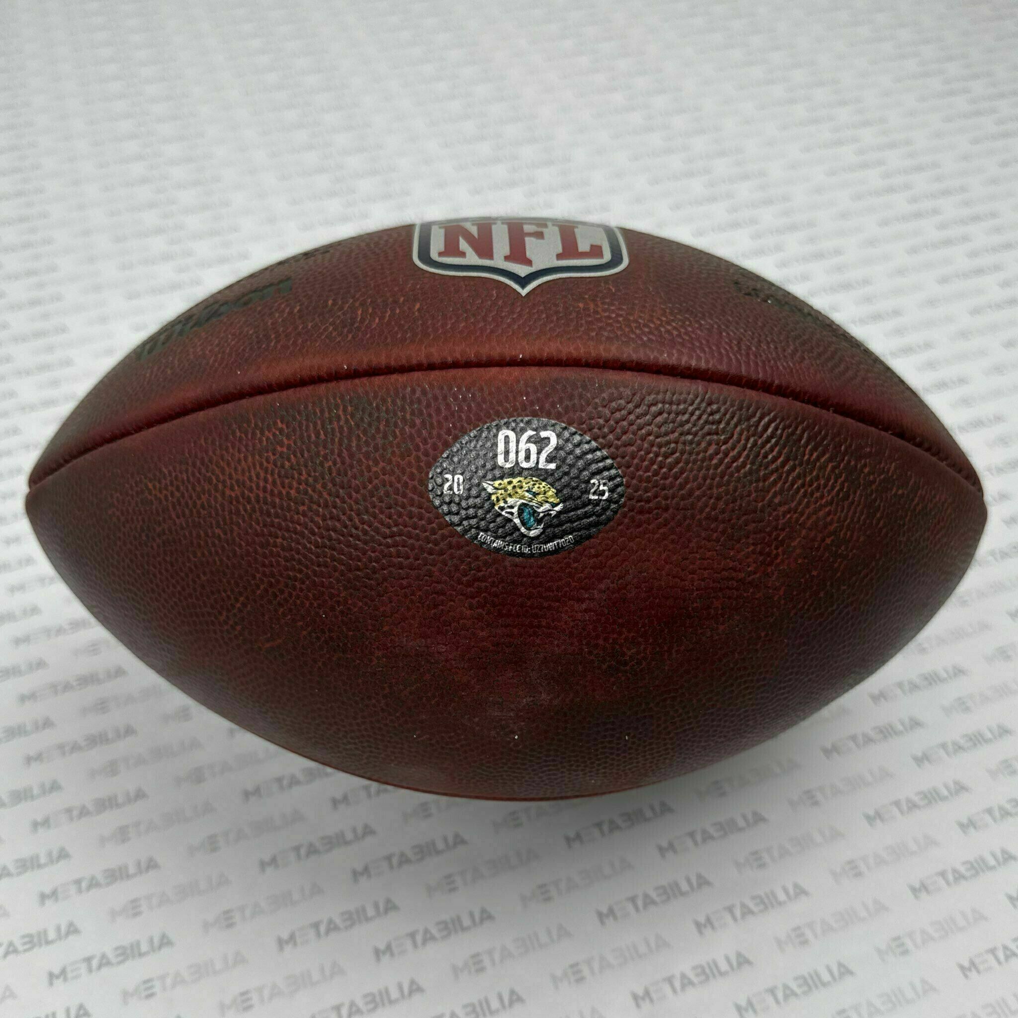 Jaguars Game-Used Ball #062 vs Colts