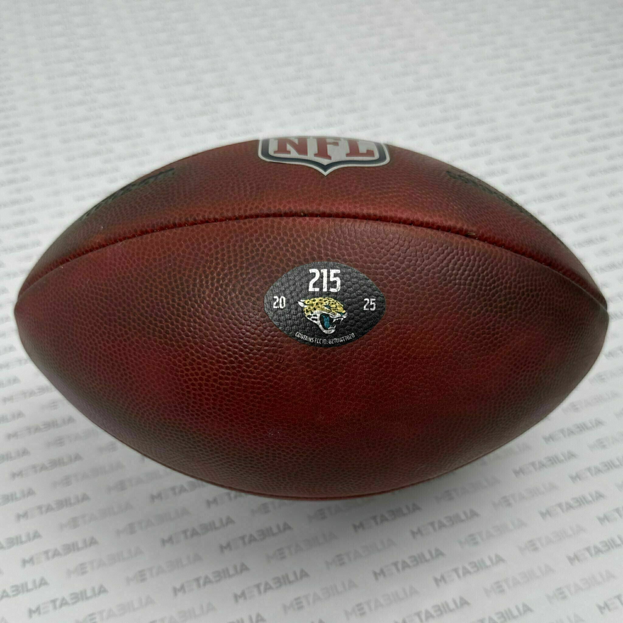 Jaguars Game-Used Ball #215 vs Cardinals