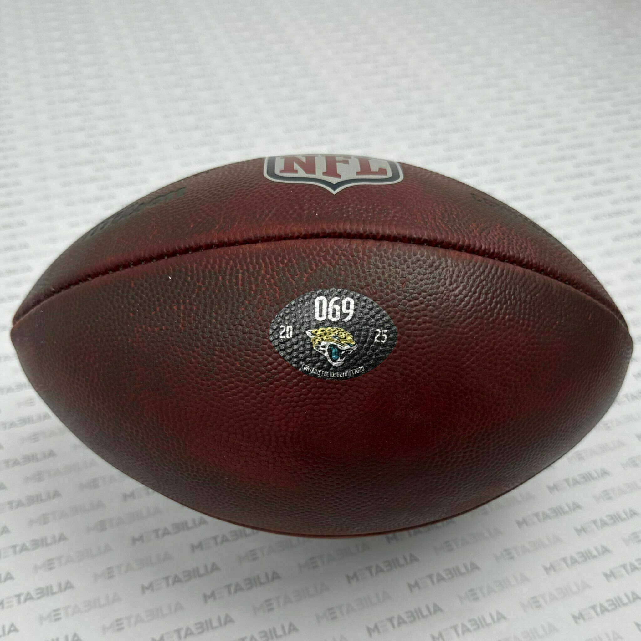 Jaguars Game-Used Ball #069 vs Colts
