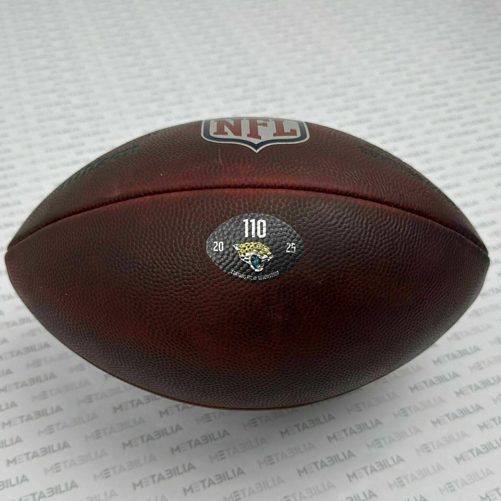Jaguars Game-Used Ball #110 vs Colts