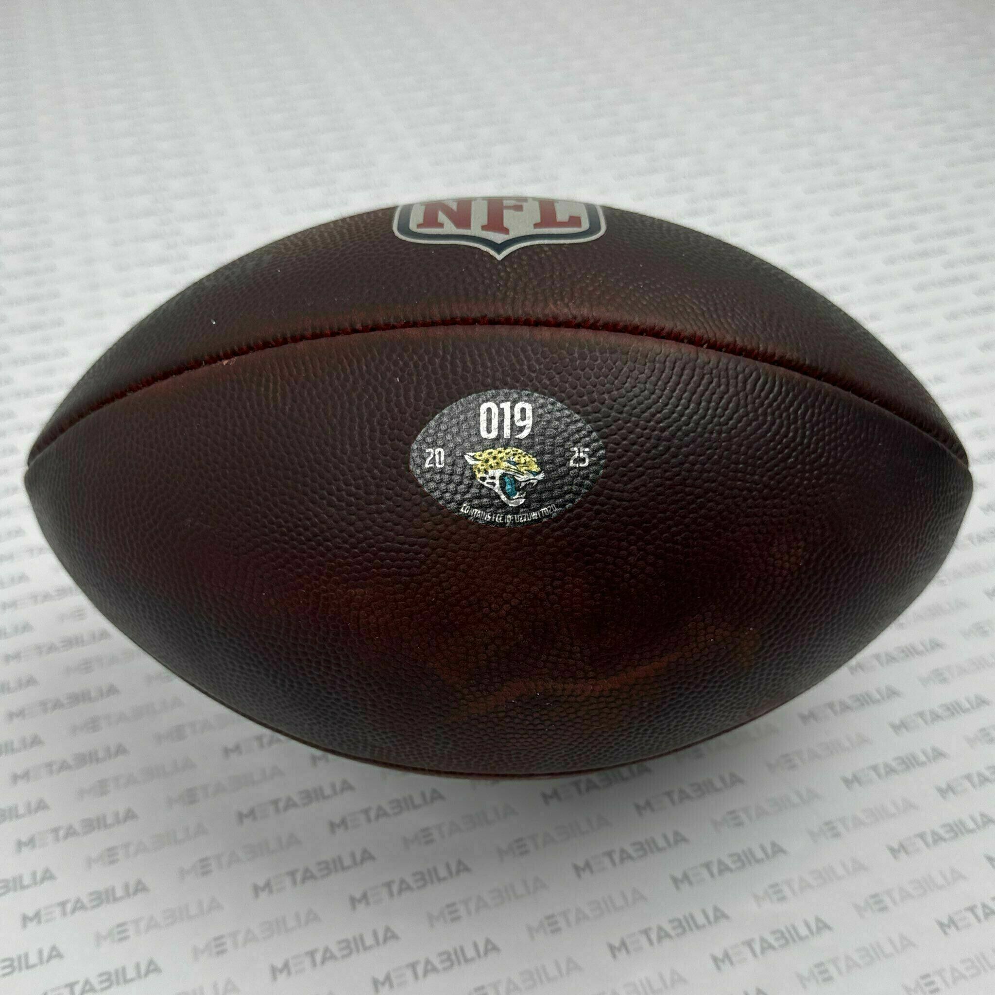 Jaguars Game-Used Ball #019 vs Colts