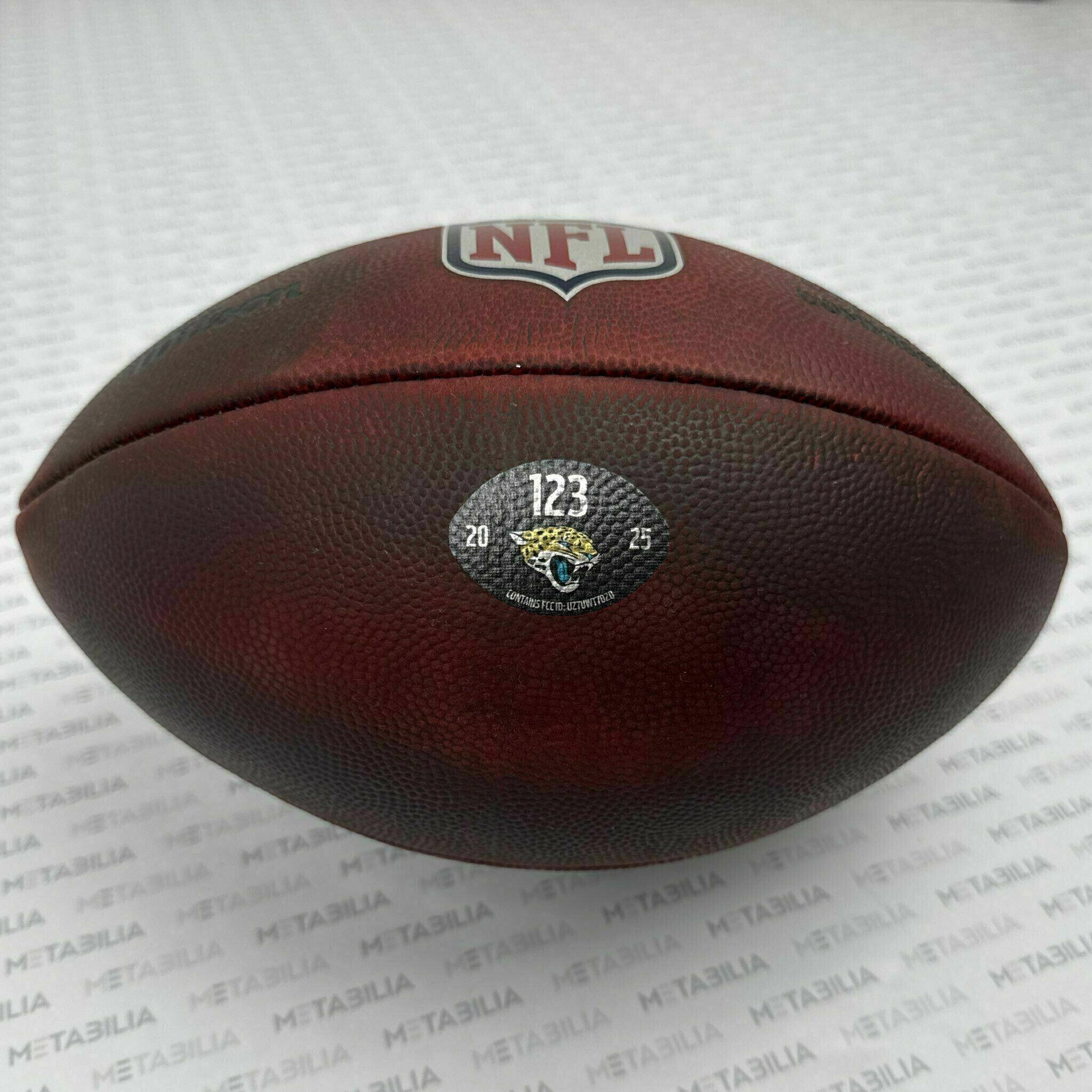 Jaguars Game-Used Ball #123 vs Colts