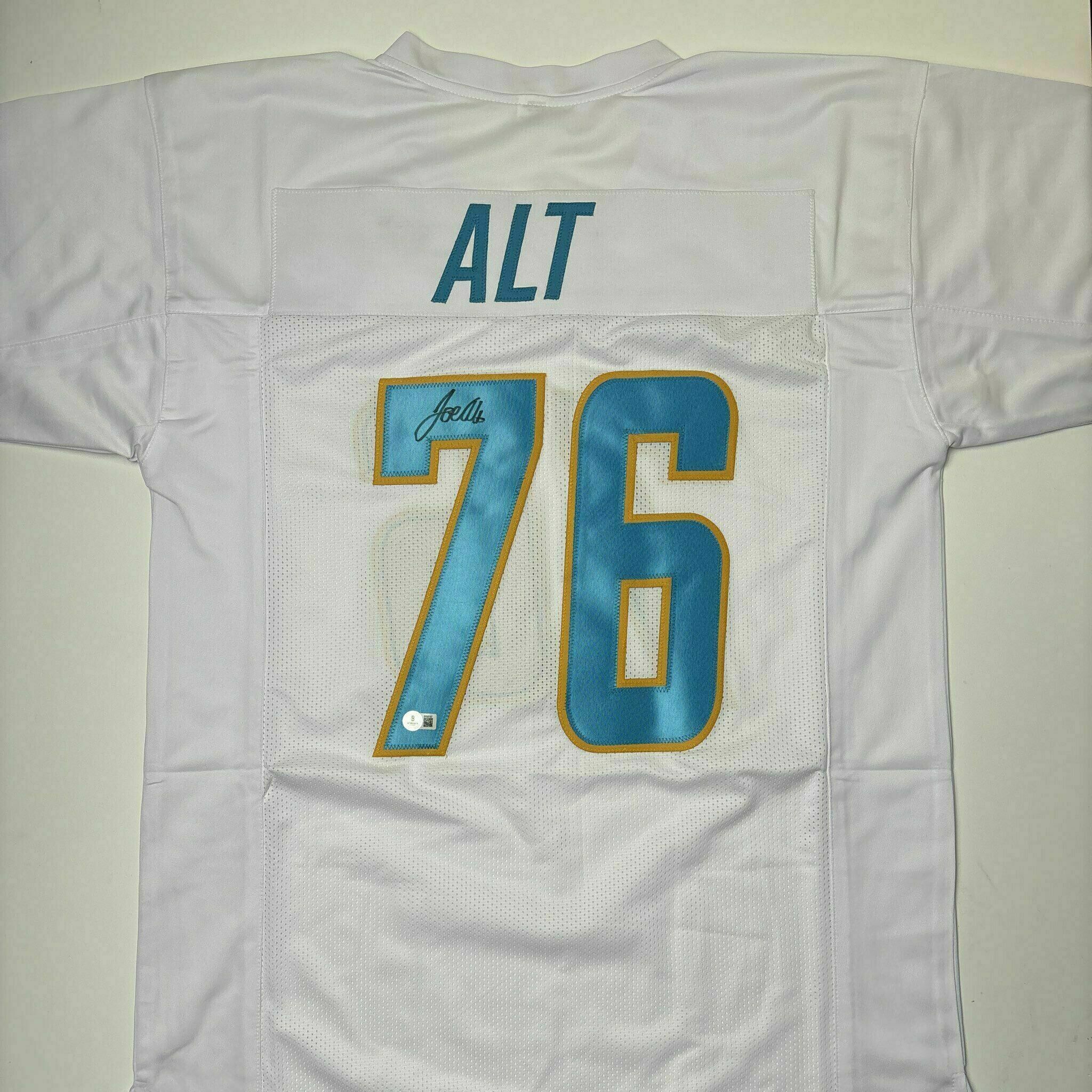 Joe Alt Signed White Custom Jersey