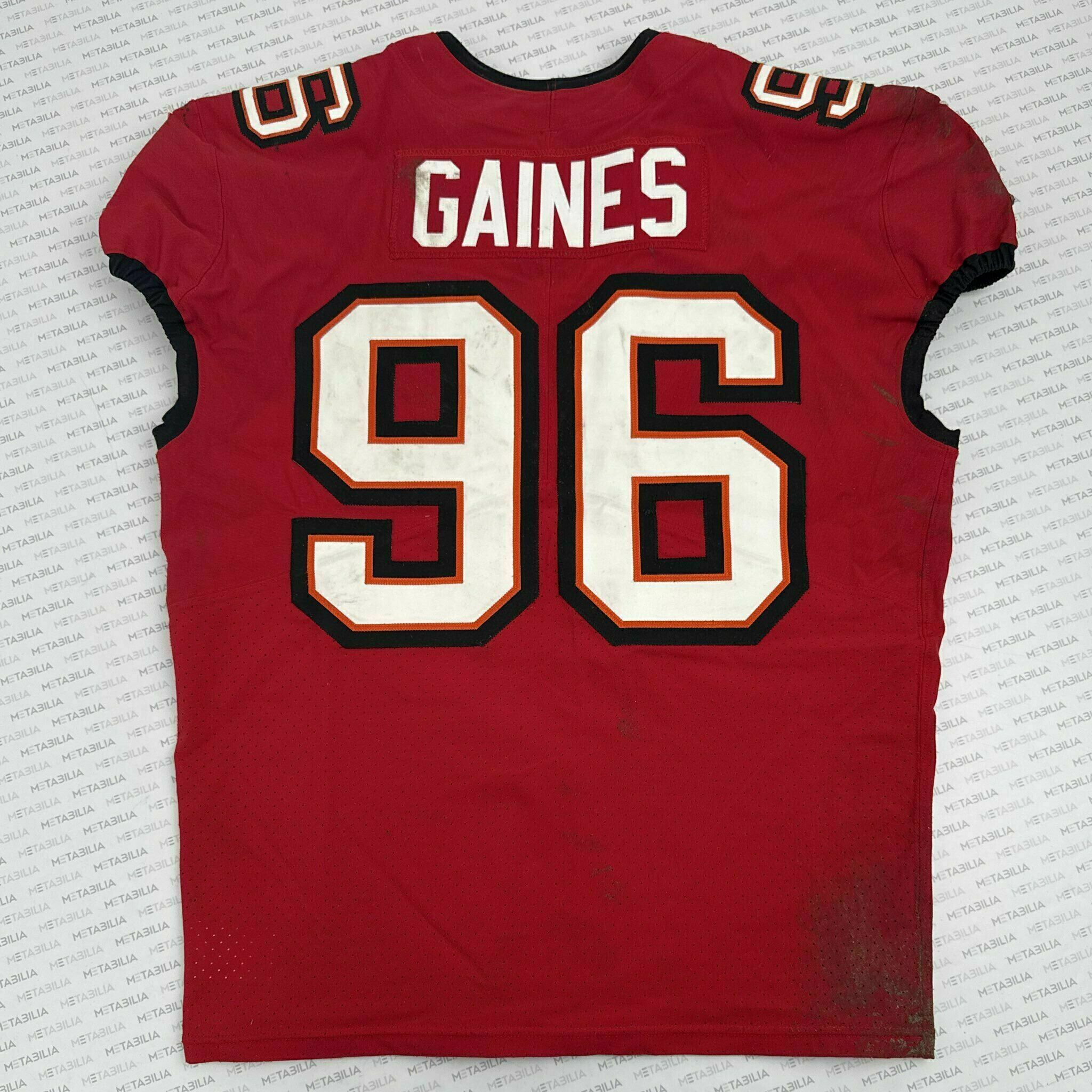#96 Greg Gaines Game-Worn Jersey vs Saints