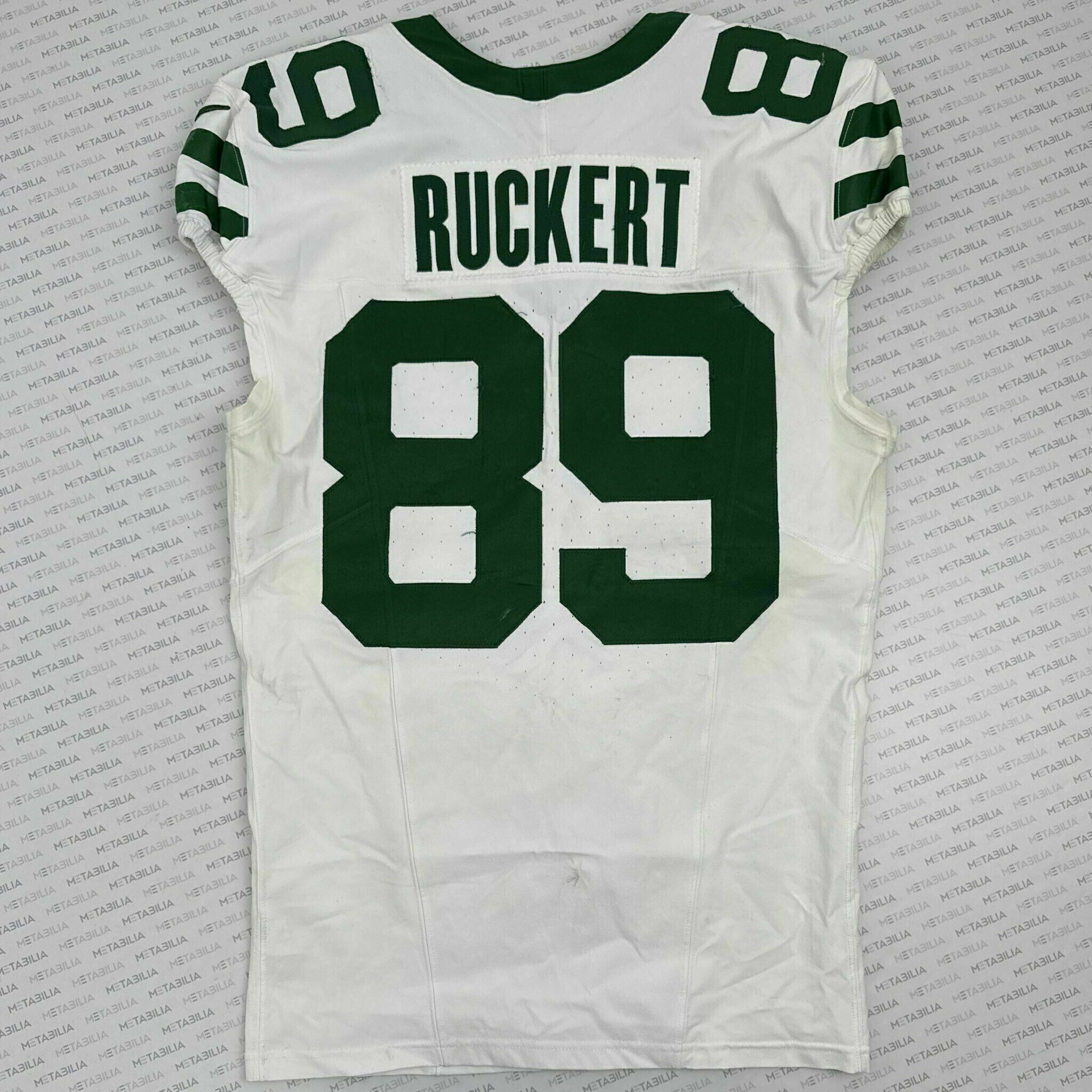 #89 Jeremy Ruckert Game-Worn Jersey vs BAL