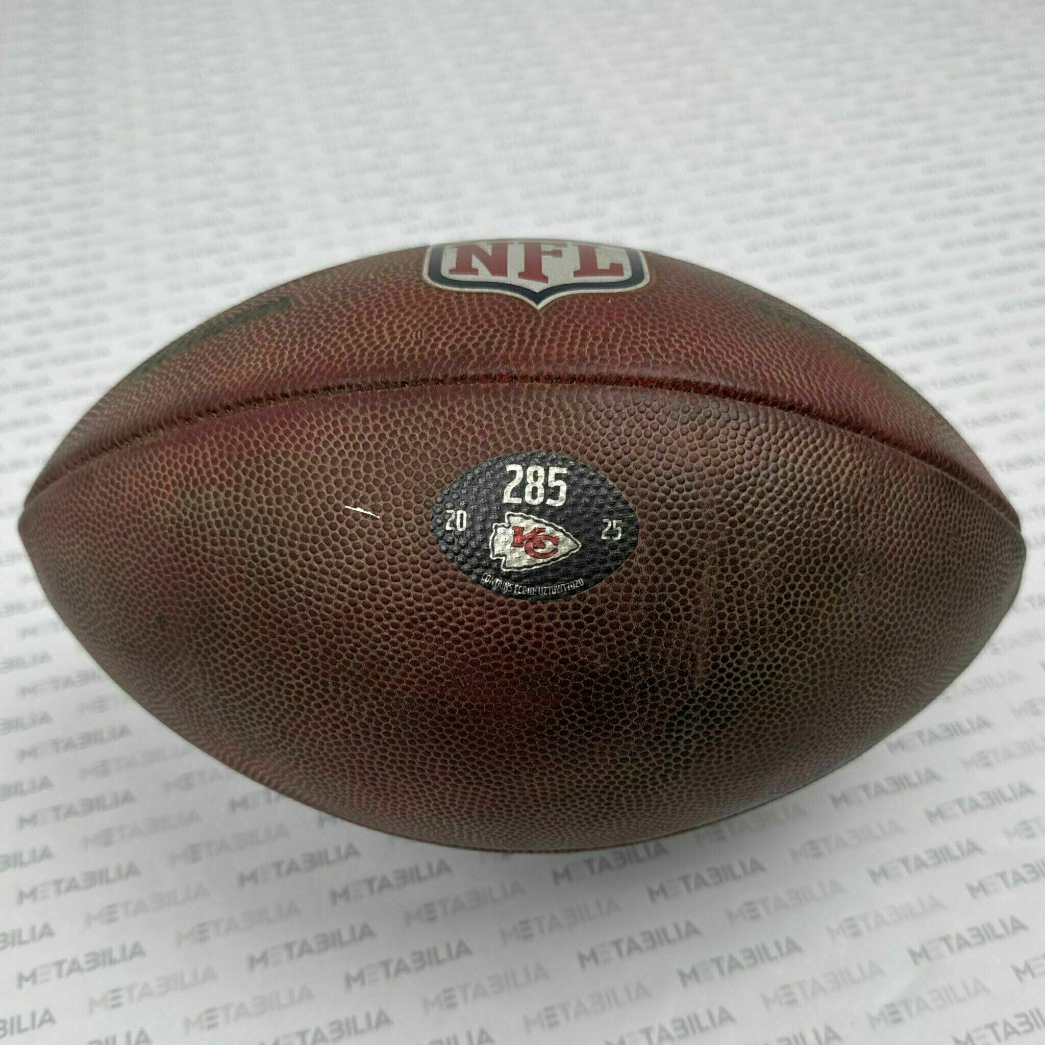 Chiefs Game-Used Ball #285 vs Cowboys