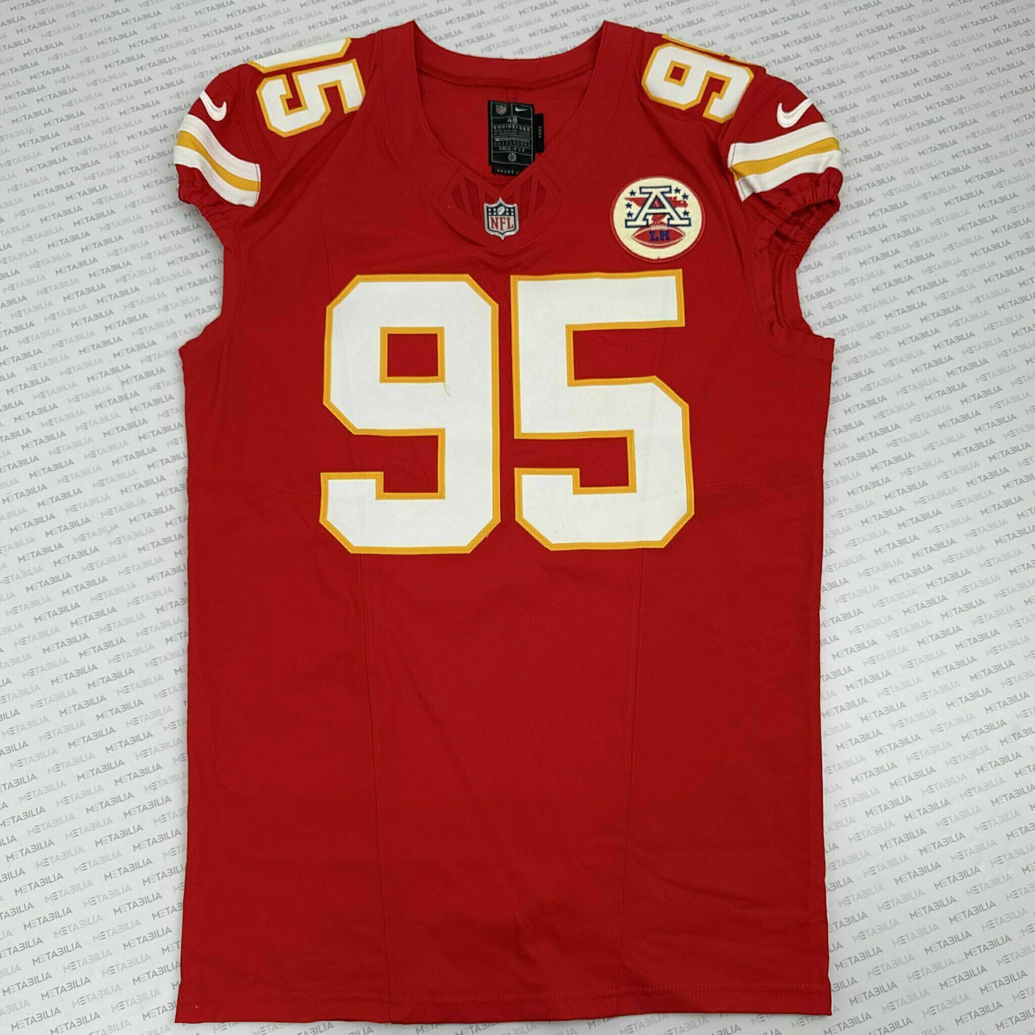 #95 Chris Jones Game-Issued Jersey vs Texans