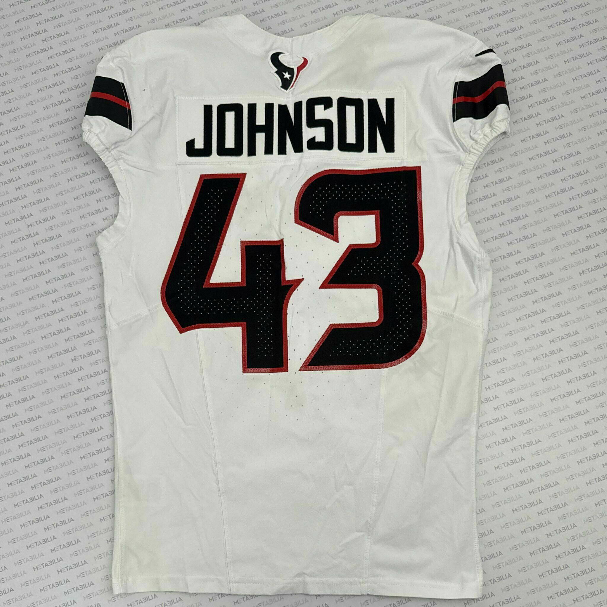#43 Jakob Johnson Game-Worn Jersey vs Chiefs