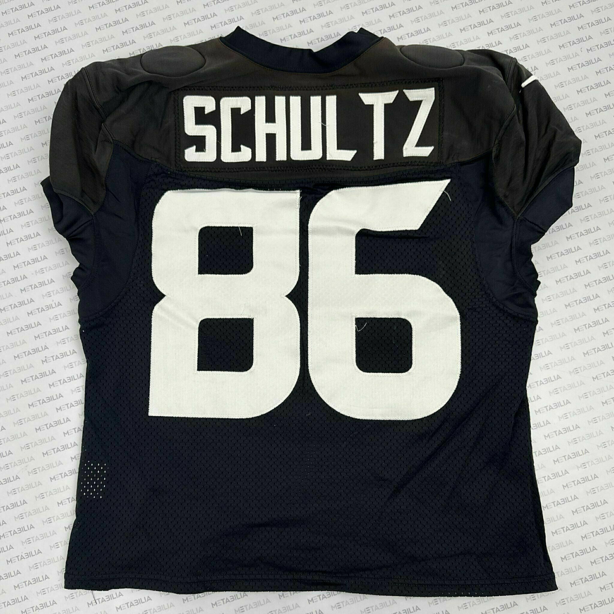 #86 Dalton Schultz Navy Blue Practice-Worn Jersey