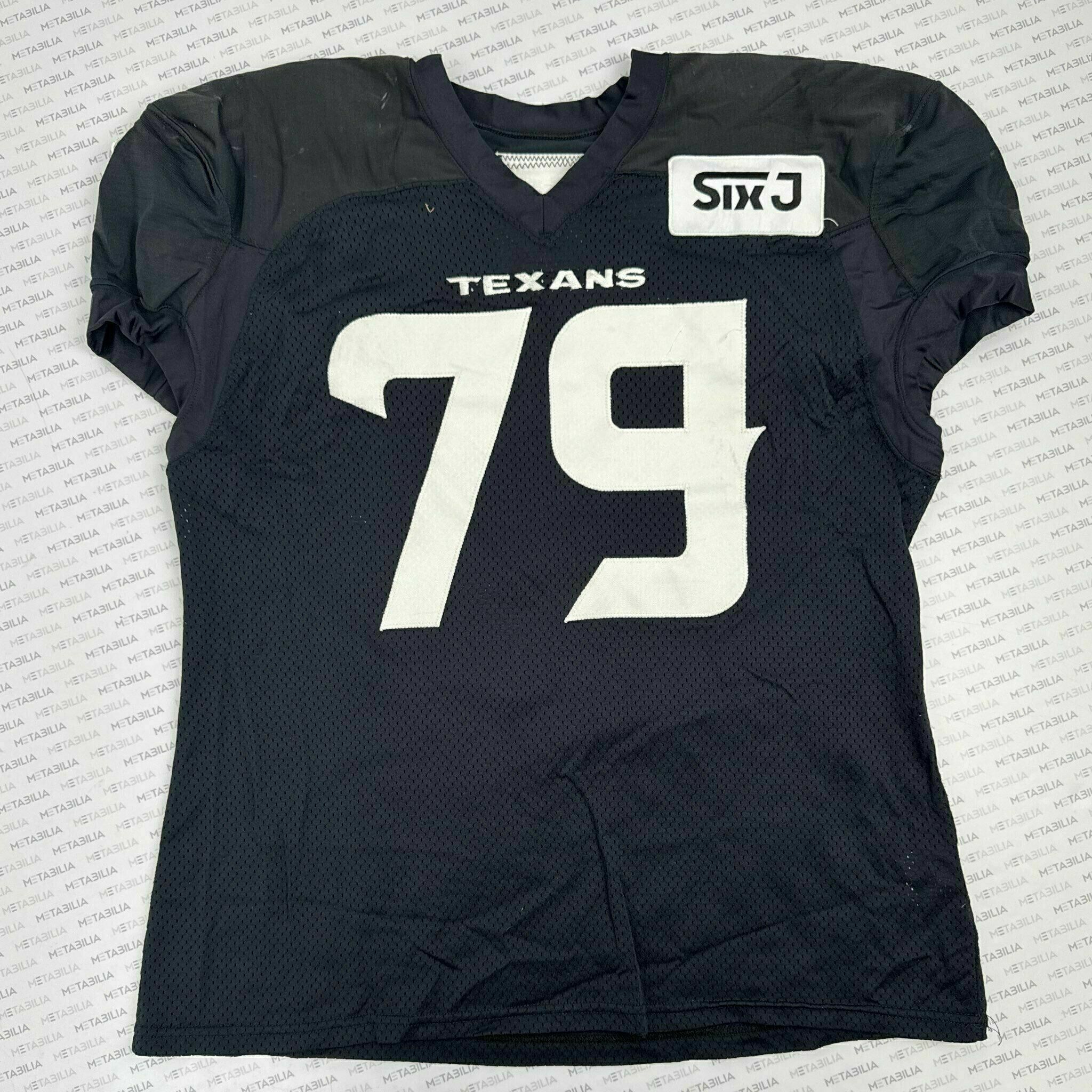 #79 Aireontae Ersery Navy Blue Practice-Worn Jersey