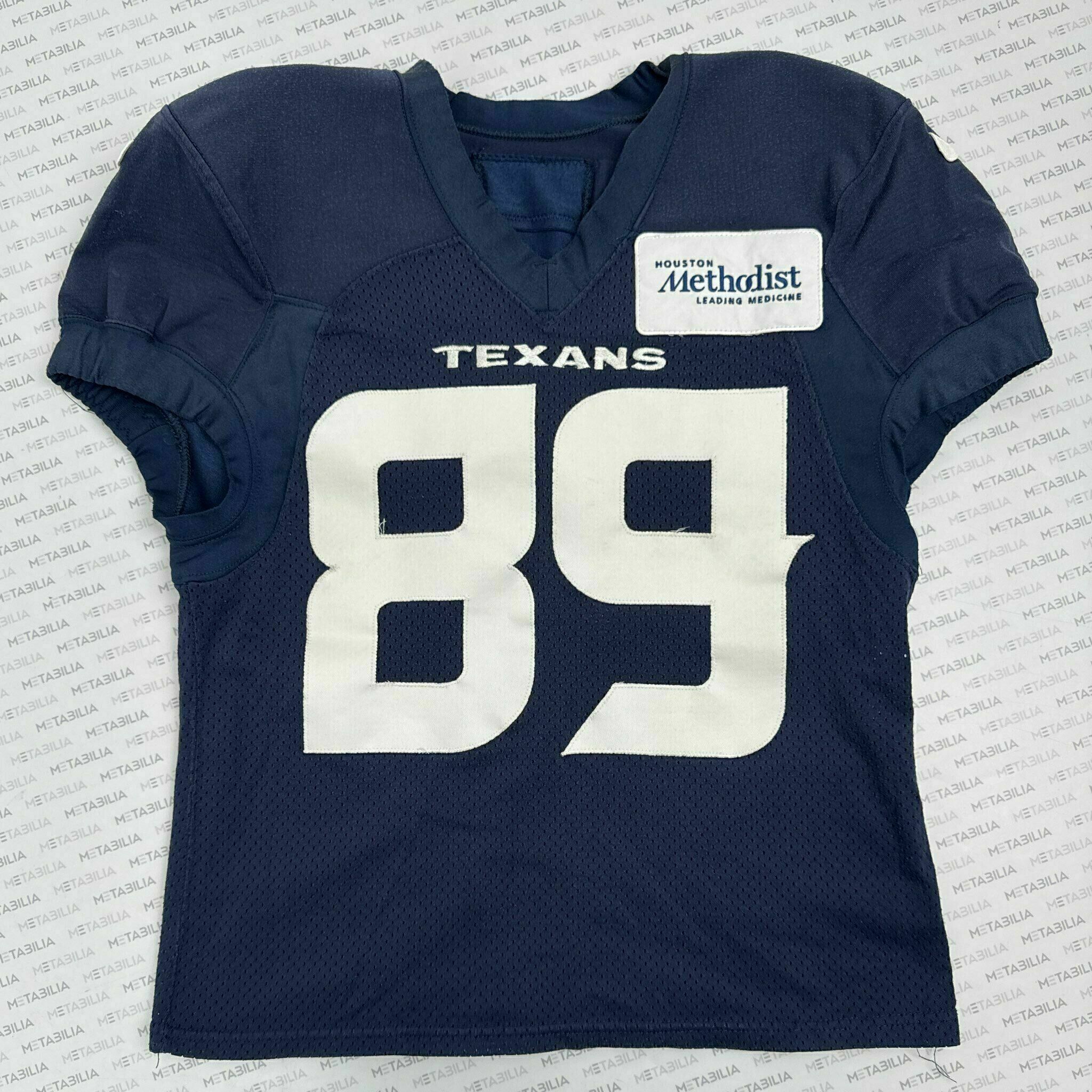 #89 Johnny Johnson III Navy Blue Practice-Worn Jersey