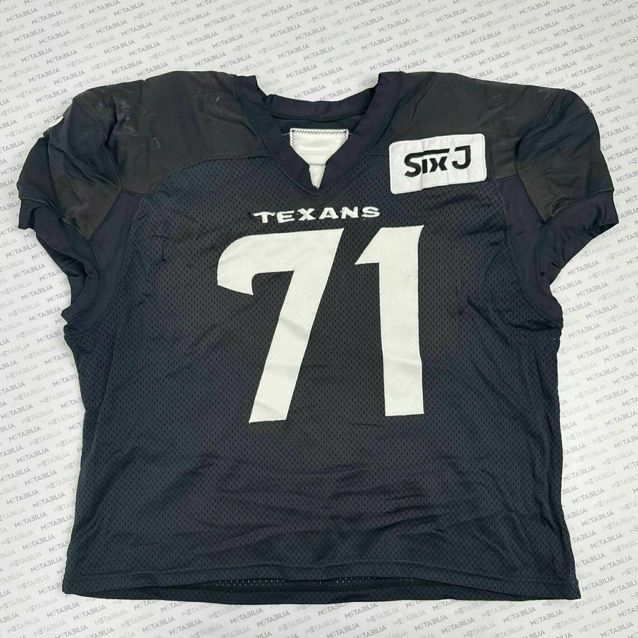 #71 Tytus Howard Navy Blue Practice-Worn Jersey