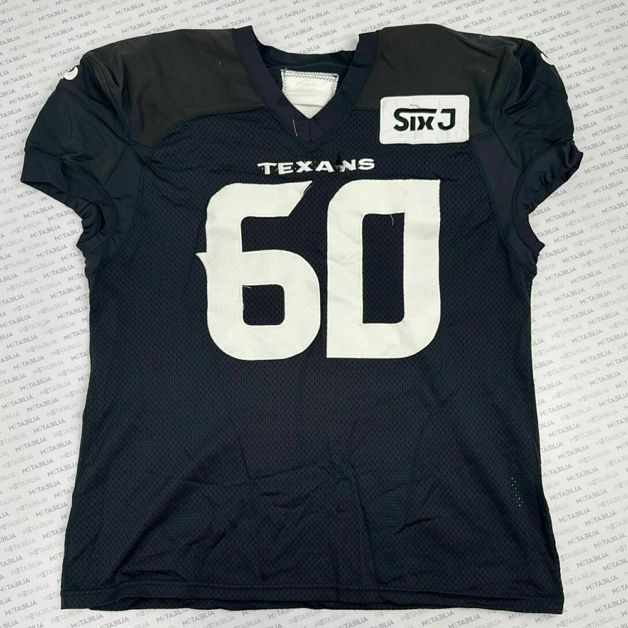 #60 Jake Andrews Navy Blue Practice-Worn Jersey