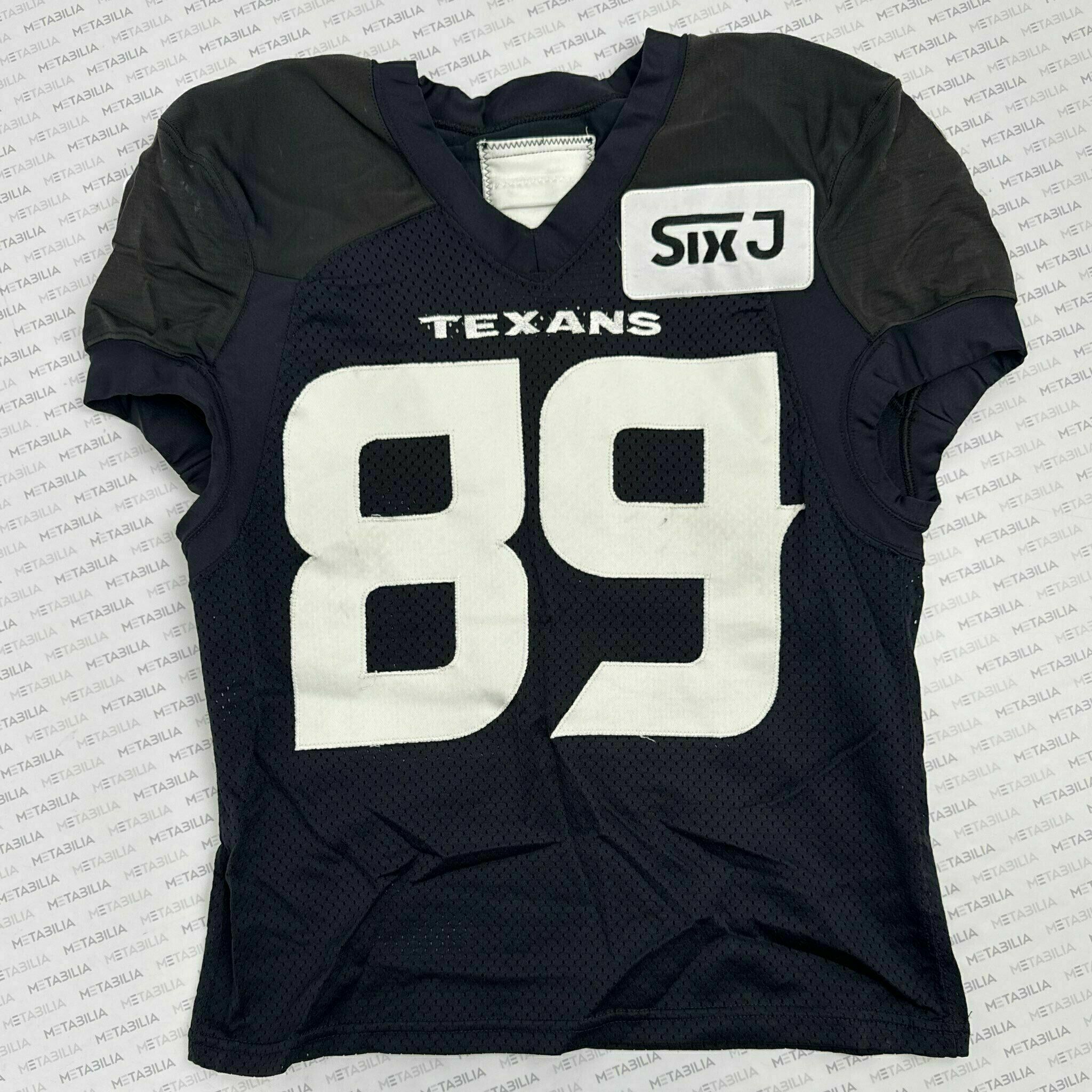 #89 Jared Wayne Navy Blue Practice-Worn Jersey