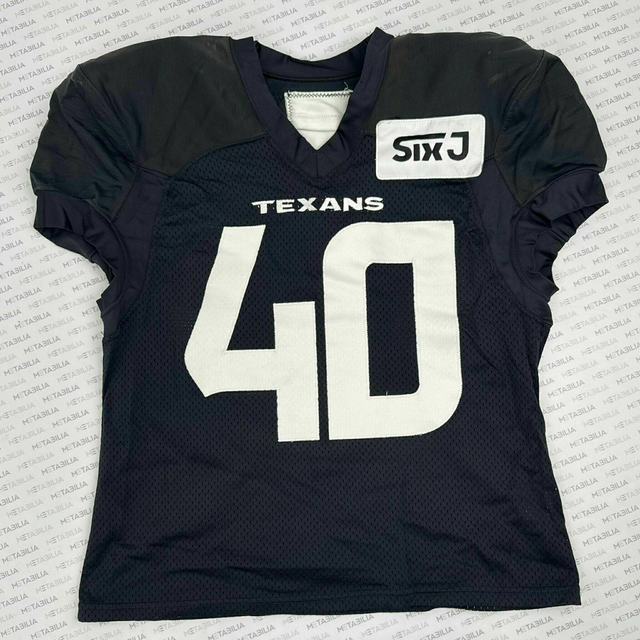 #40 Austin Brinkman Navy Blue Practice-Worn Jersey