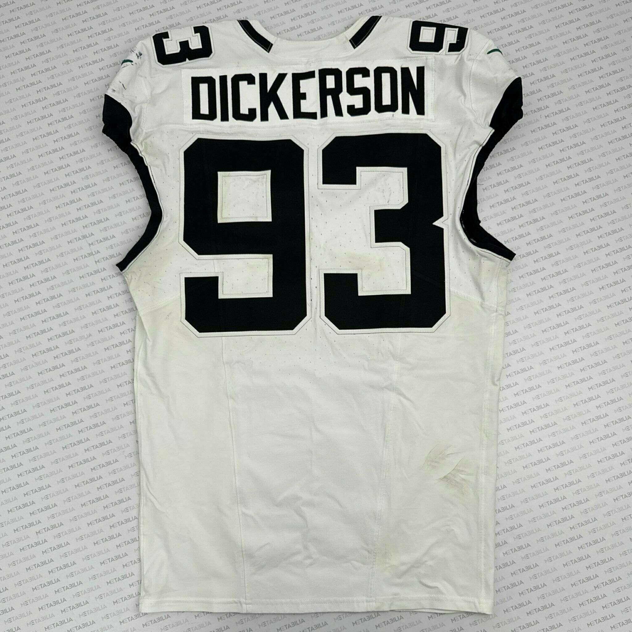 #93 Matt Dickerson Game-Worn Jersey vs Broncos - #1