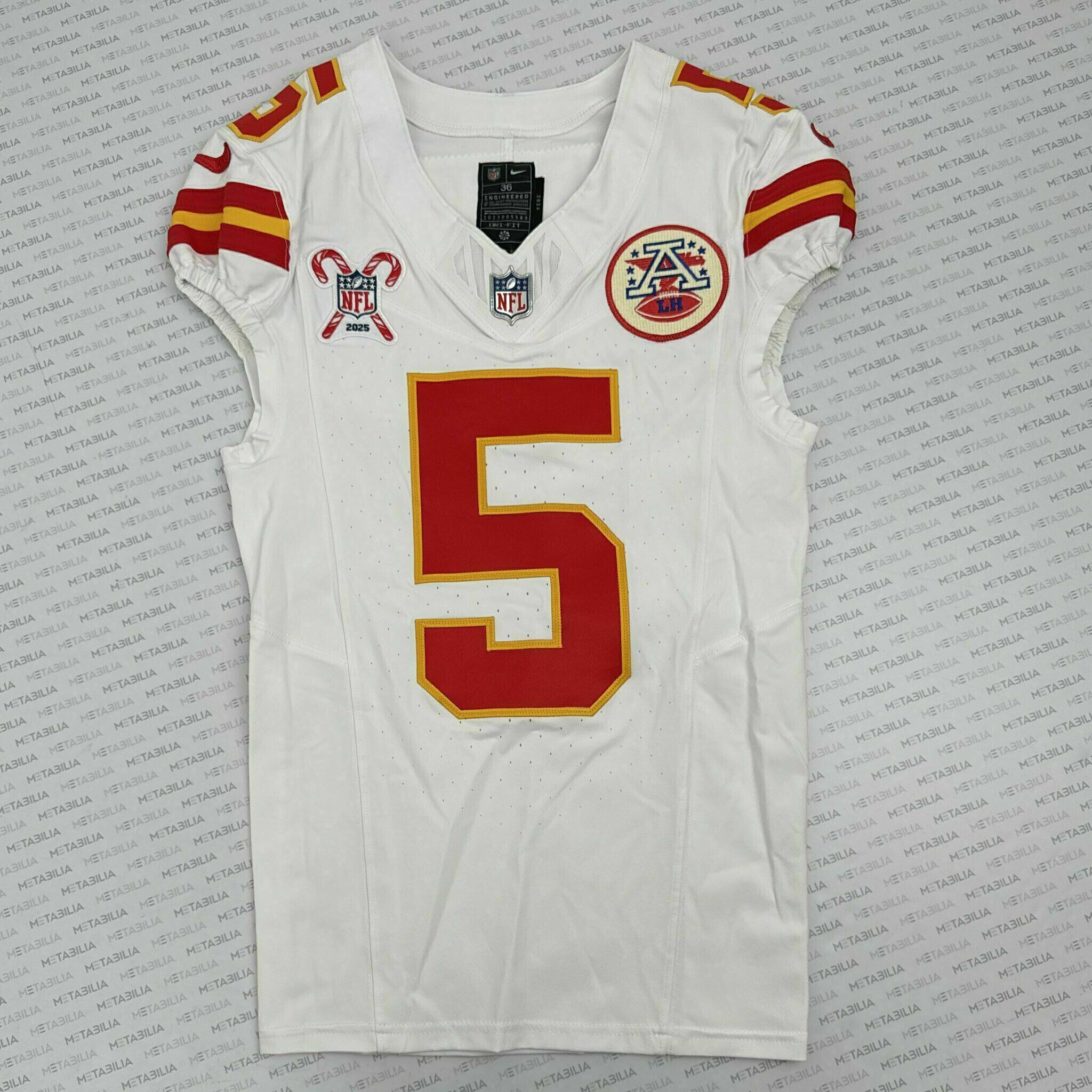 #5 BROWN Game-Issued Jersey vs TEN