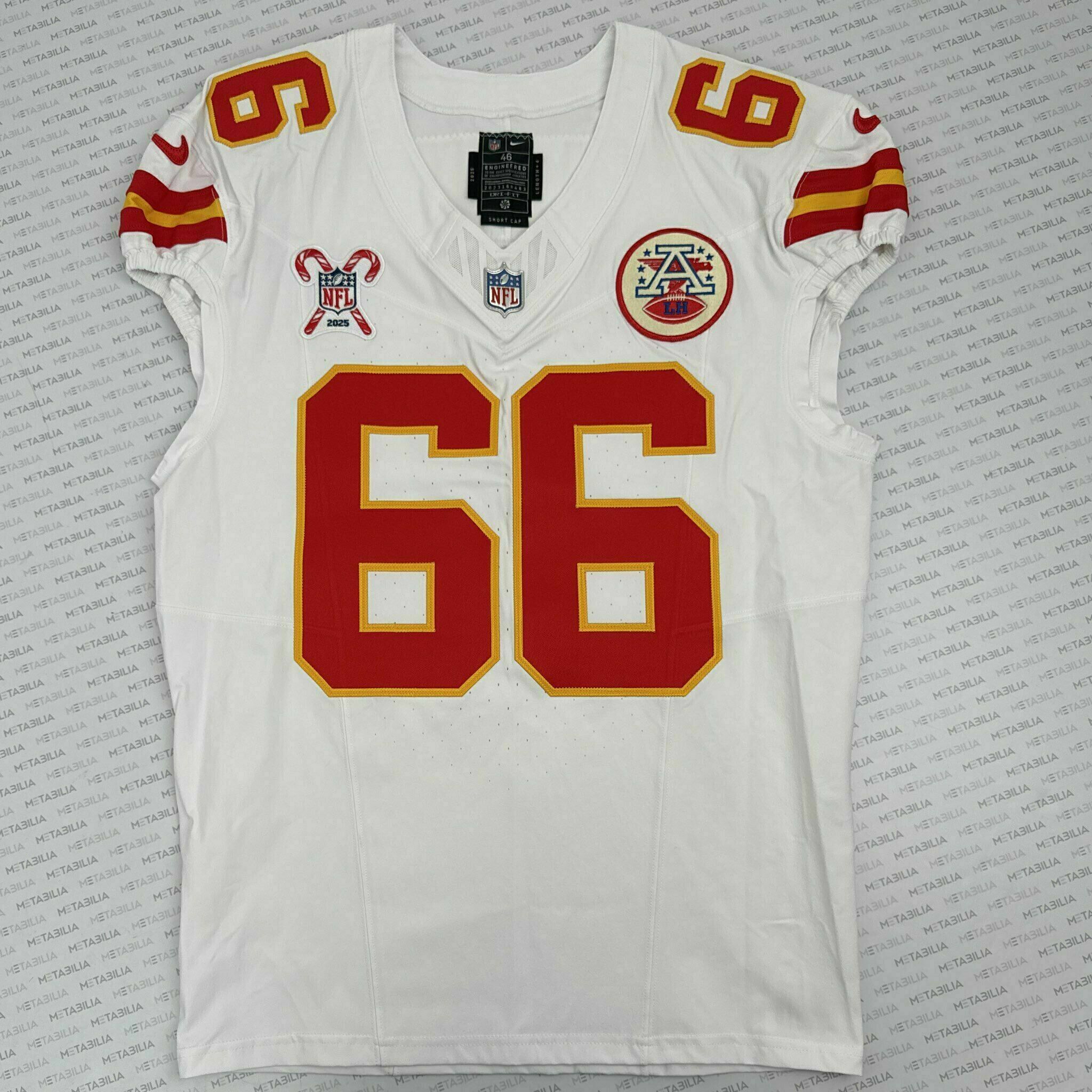 #66 Mike Caliendo Game-Issued Jersey vs TEN