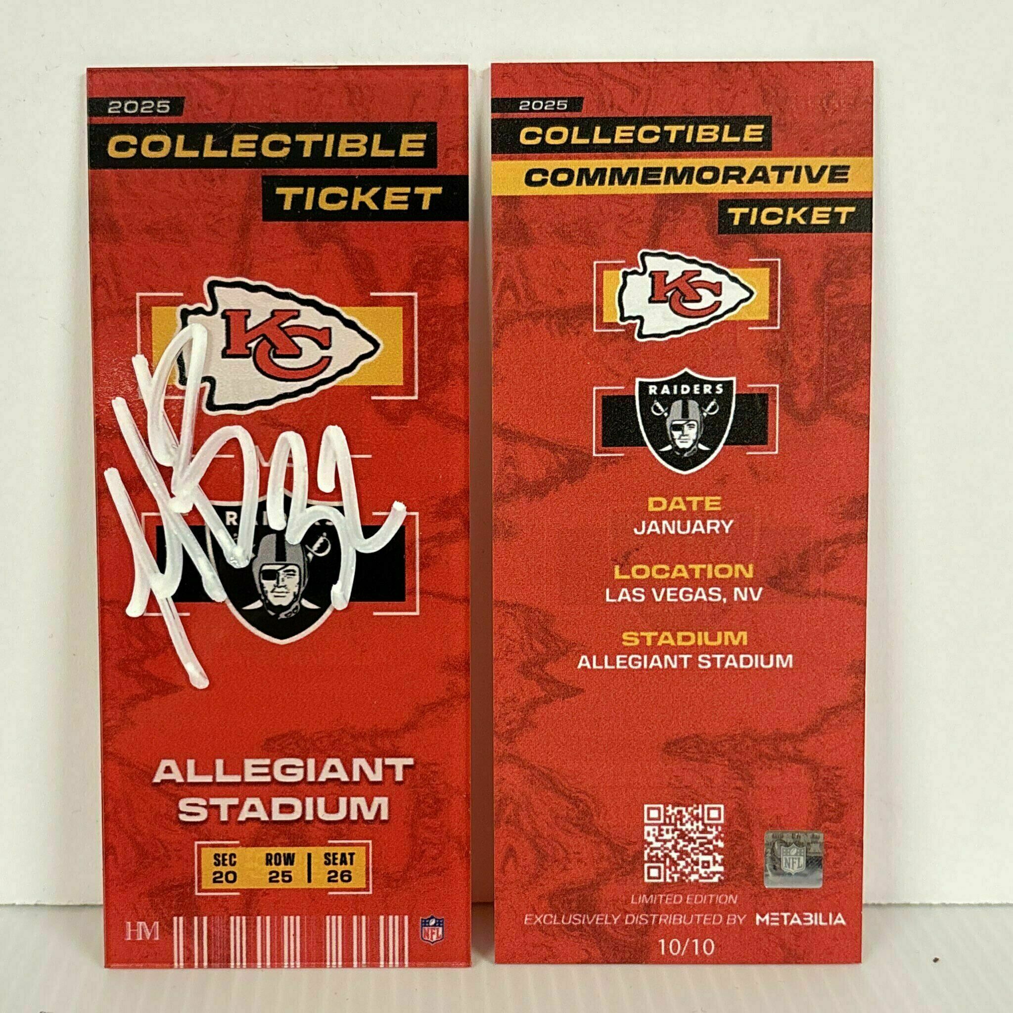 Nick Bolton Signed Commemorative Ticket - Wk18 vs Raiders