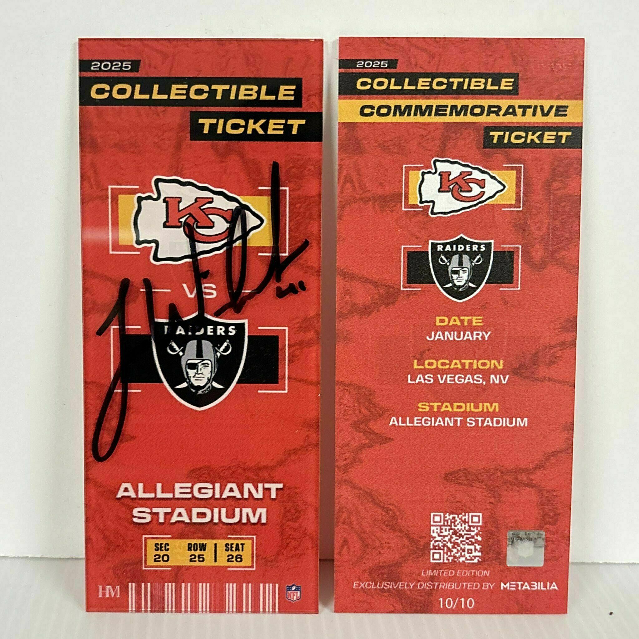 James Winchester Signed Commemorative Ticket - Wk18 vs Raiders