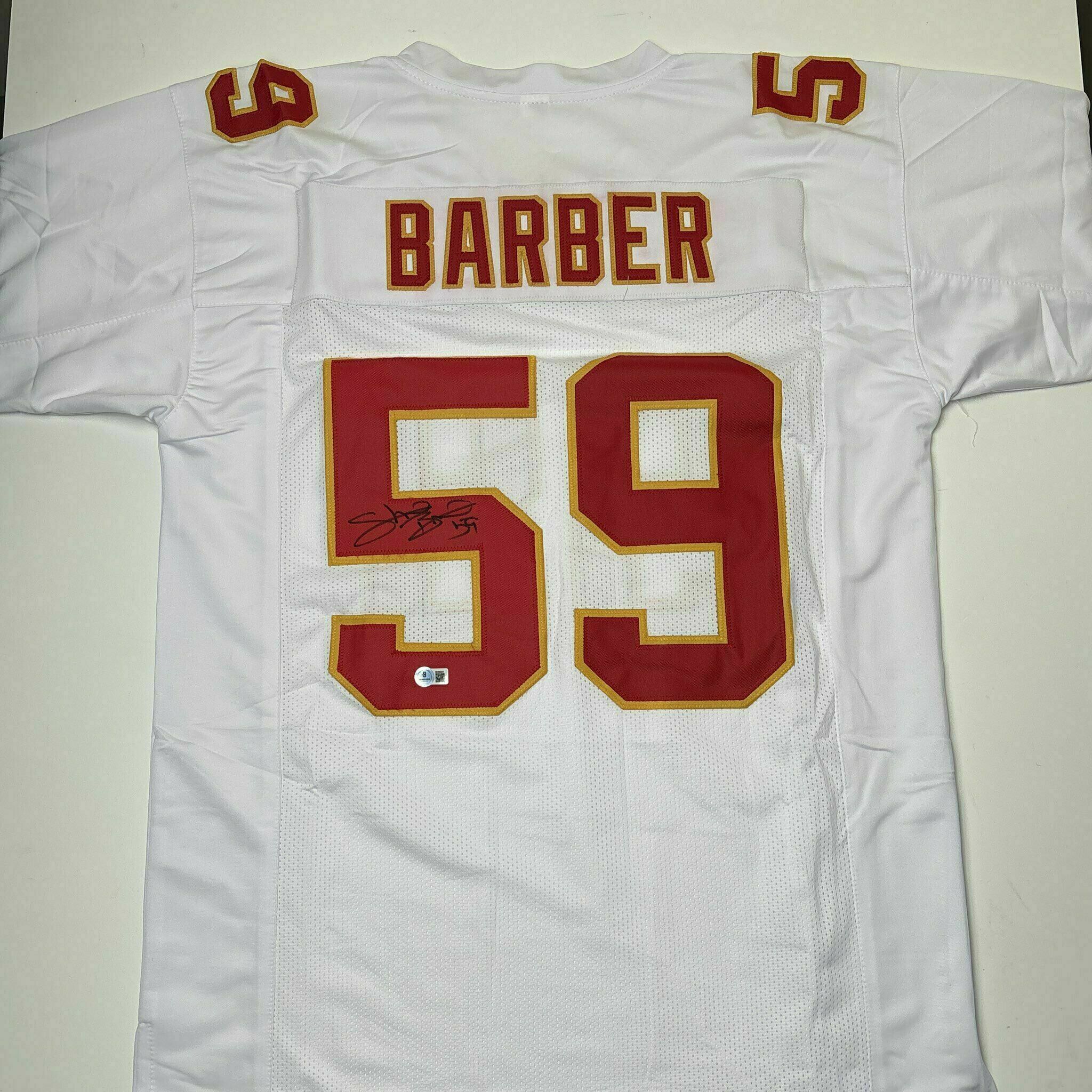 Shawn Barber Signed White Custom Jersey