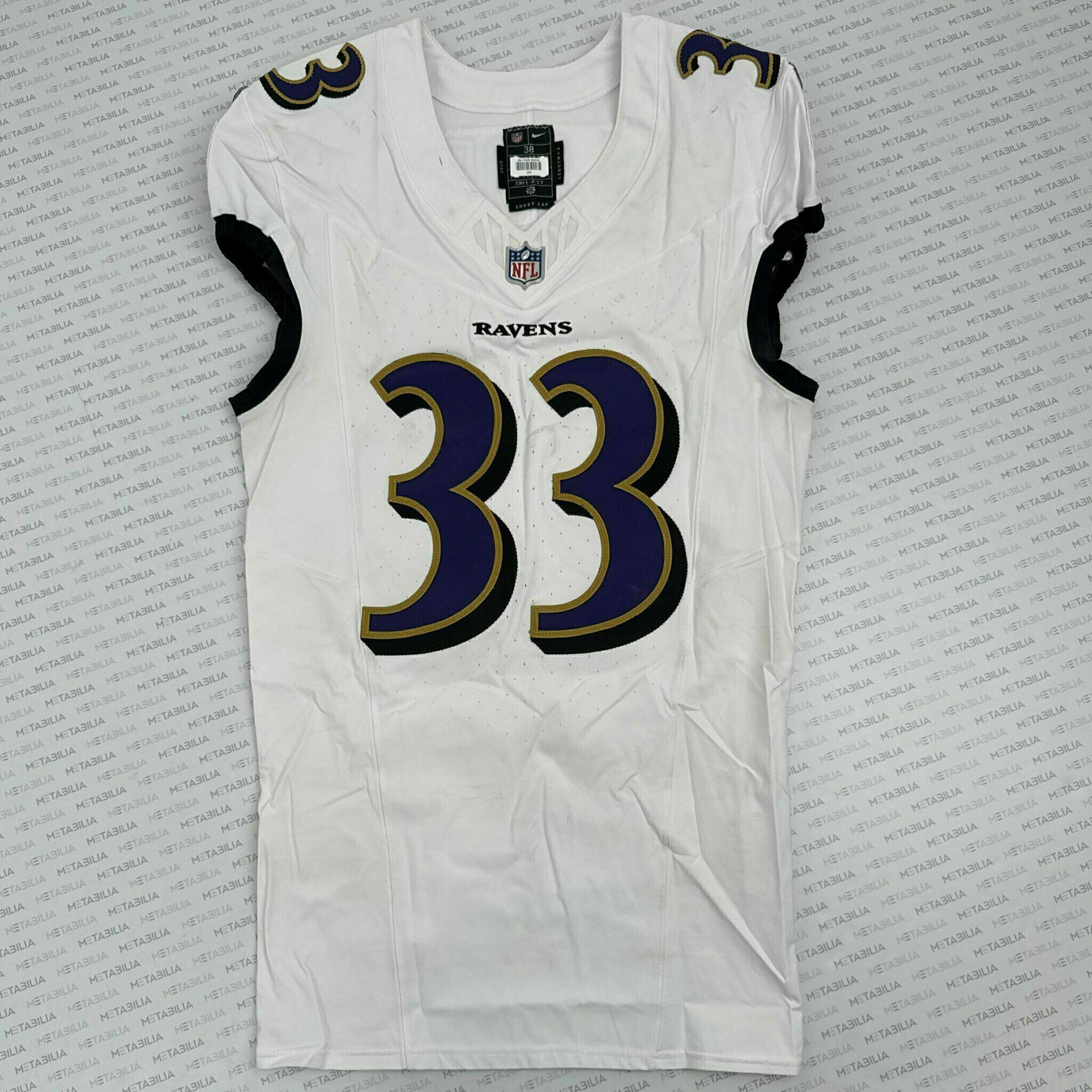 Tyler Loop Game-Worn Jersey vs Vikings