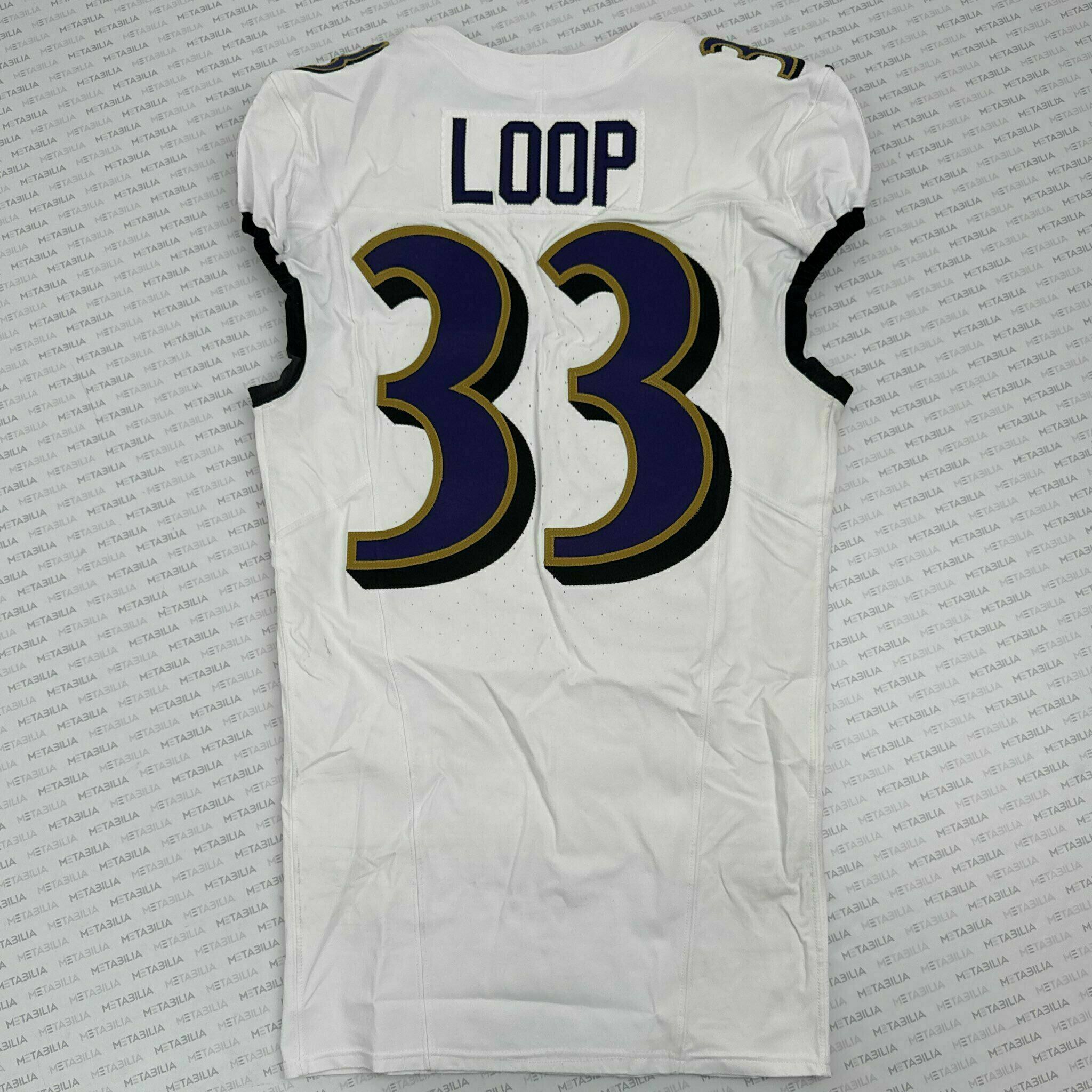 Tyler Loop Game-Worn Jersey vs Vikings
