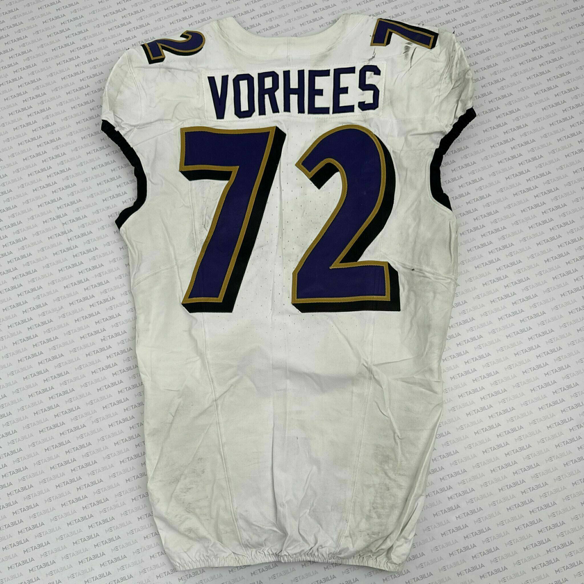 Andrew Vorhees Game-Worn Jersey vs Vikings