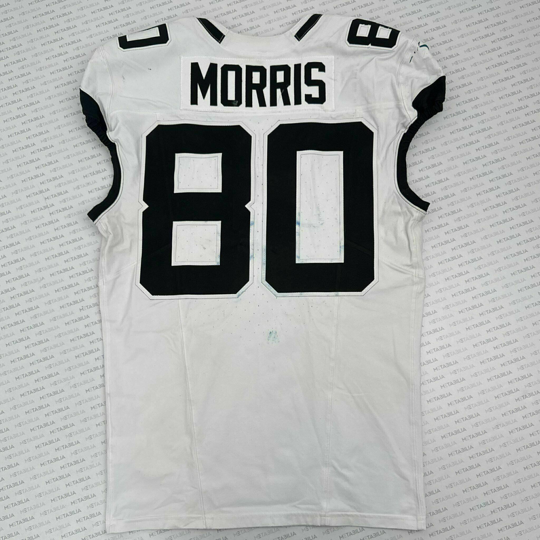 #80 Quintin Morris Game-Worn Jersey vs Colts