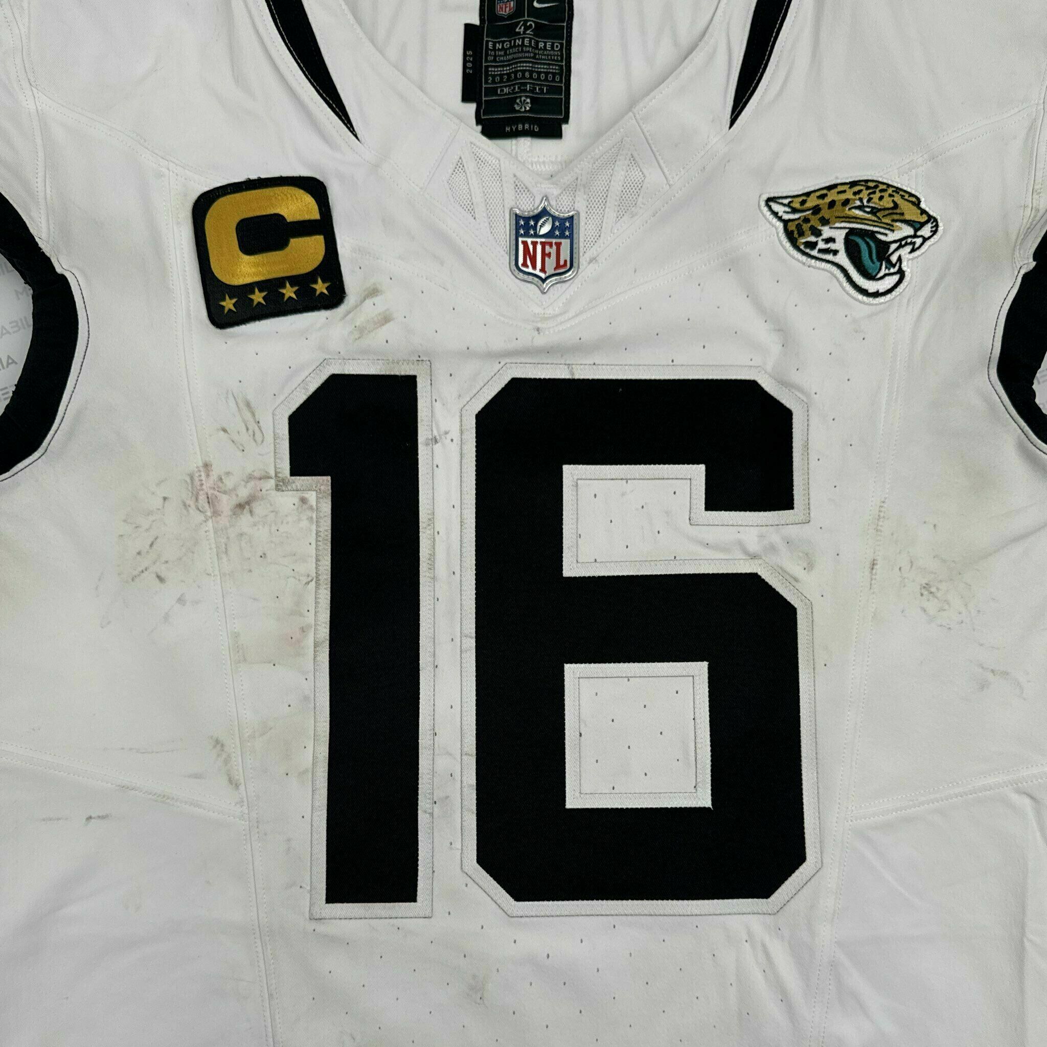 #16 Trevor Lawrence Game-Worn Jersey vs Colts