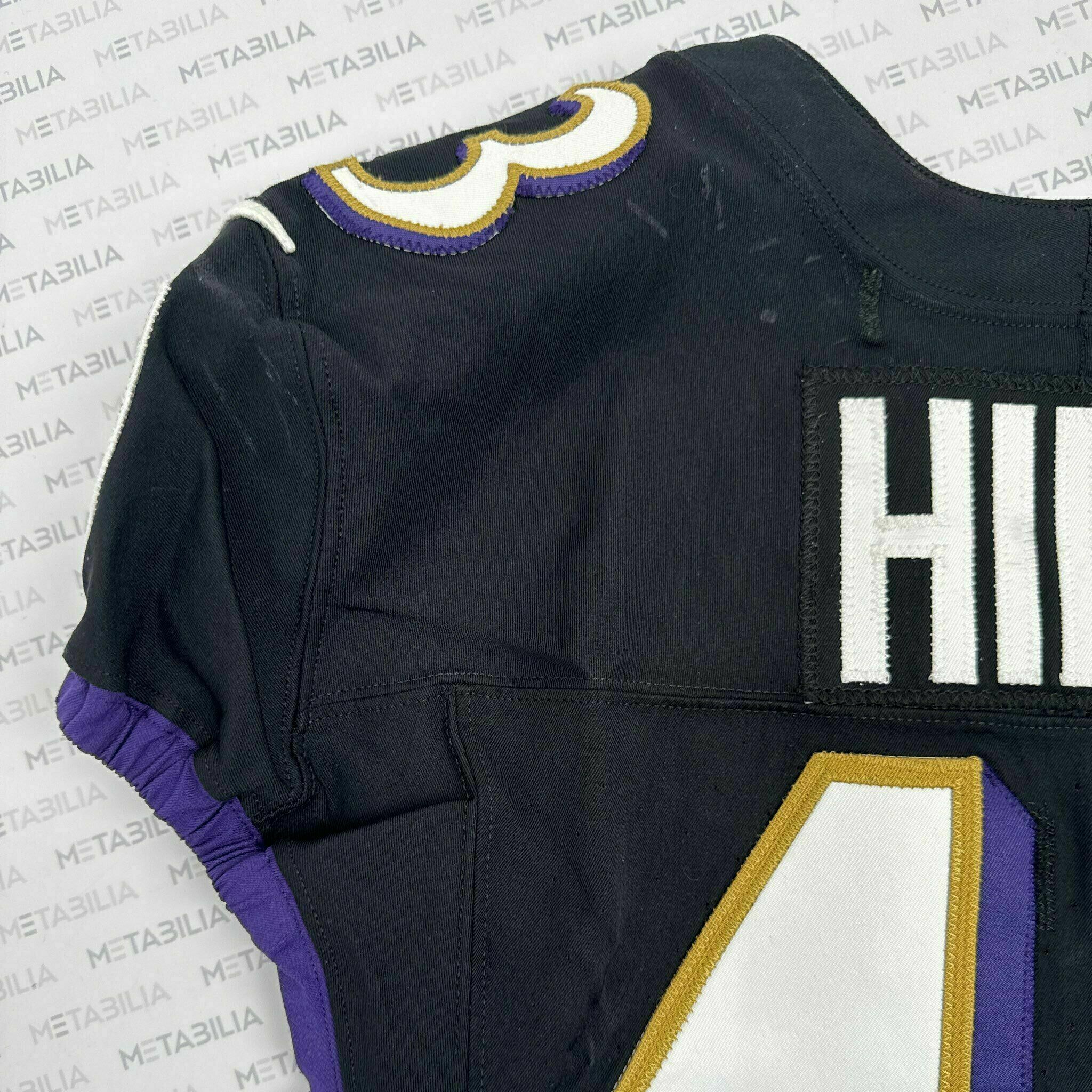 #43 Justice Hills Game-Worn Jersey vs Bears