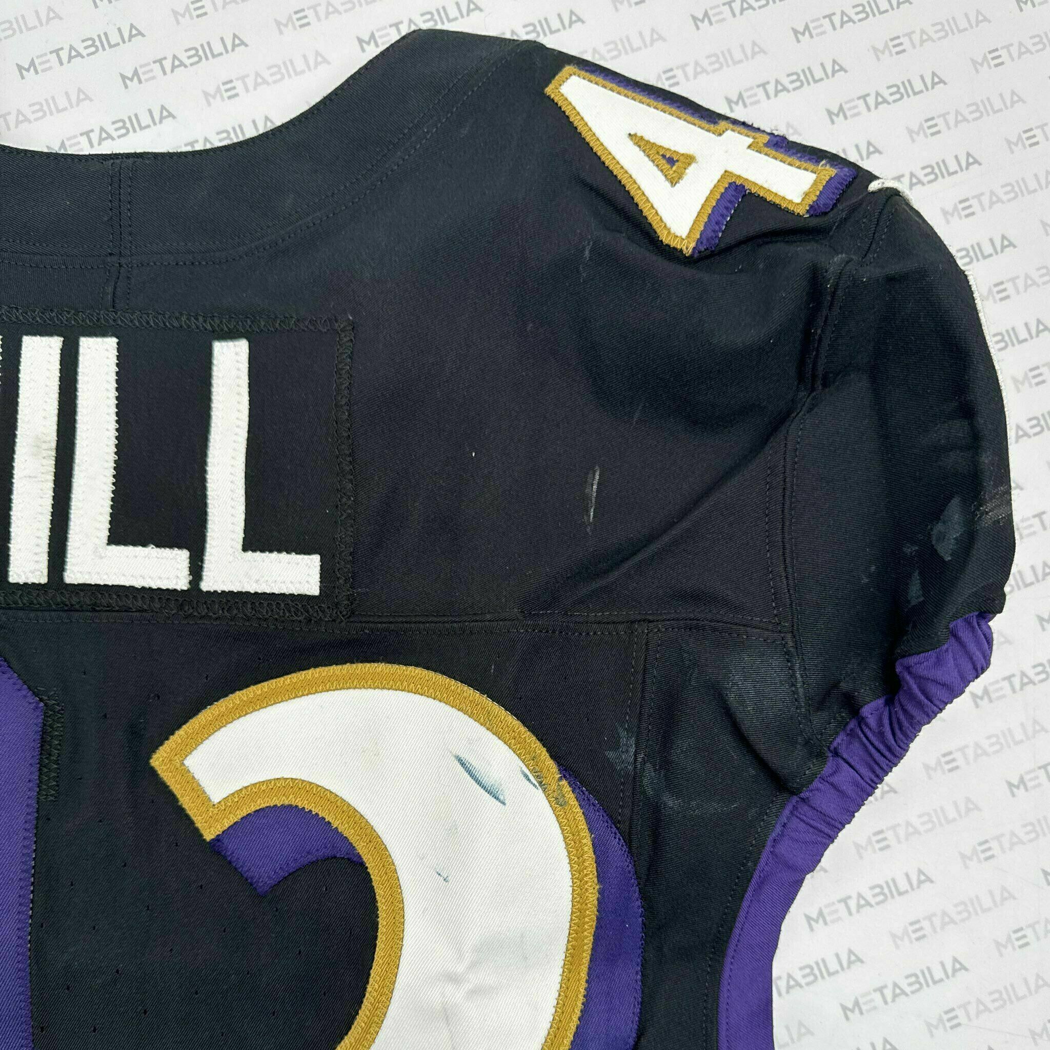 #43 Justice Hills Game-Worn Jersey vs Bears