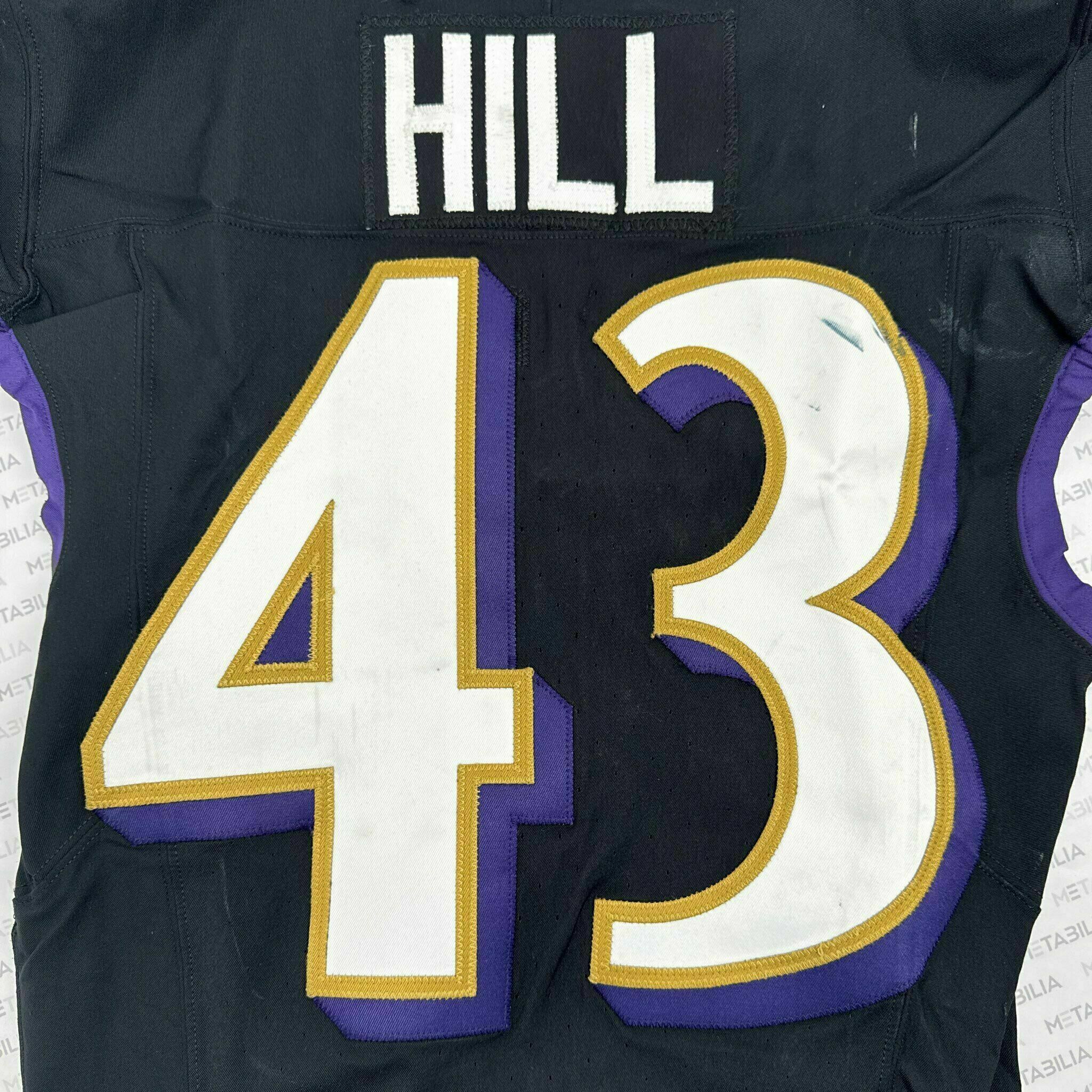 #43 Justice Hills Game-Worn Jersey vs Bears