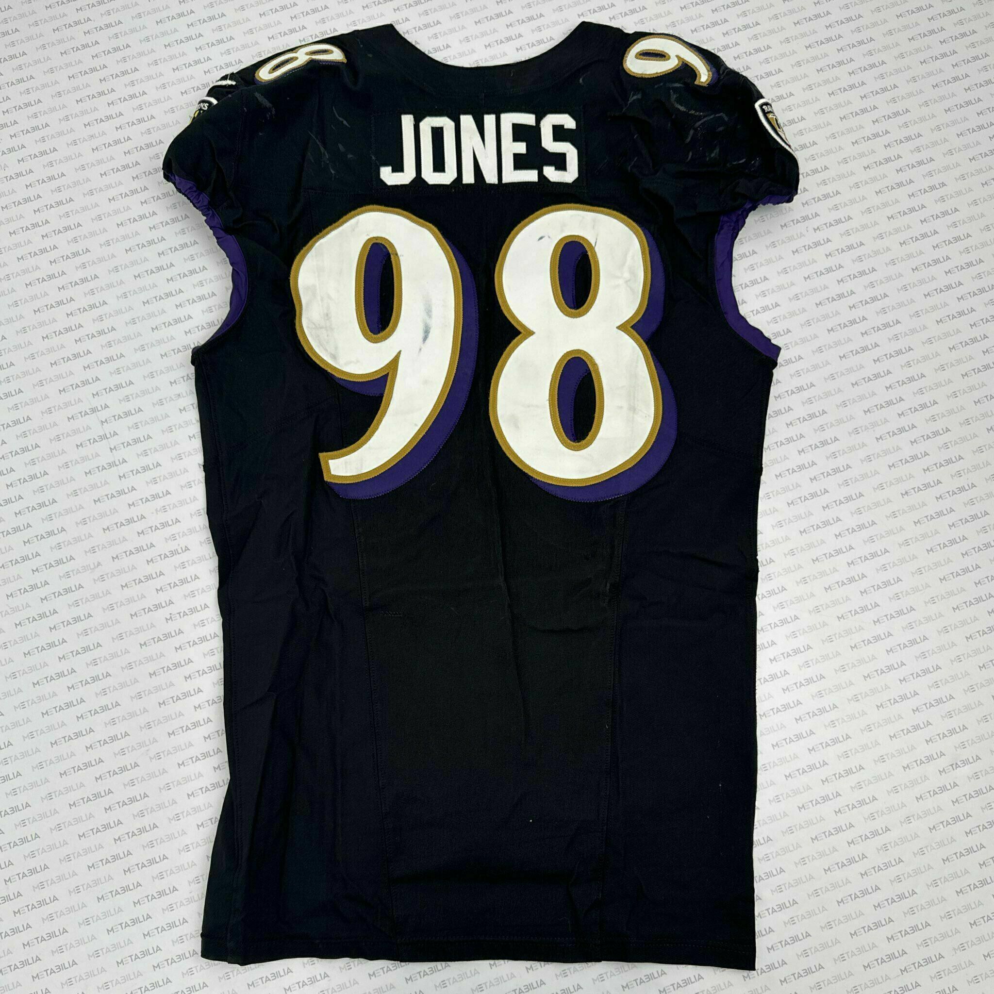 #98 Travis Jones Game-Worn Jersey vs Bears