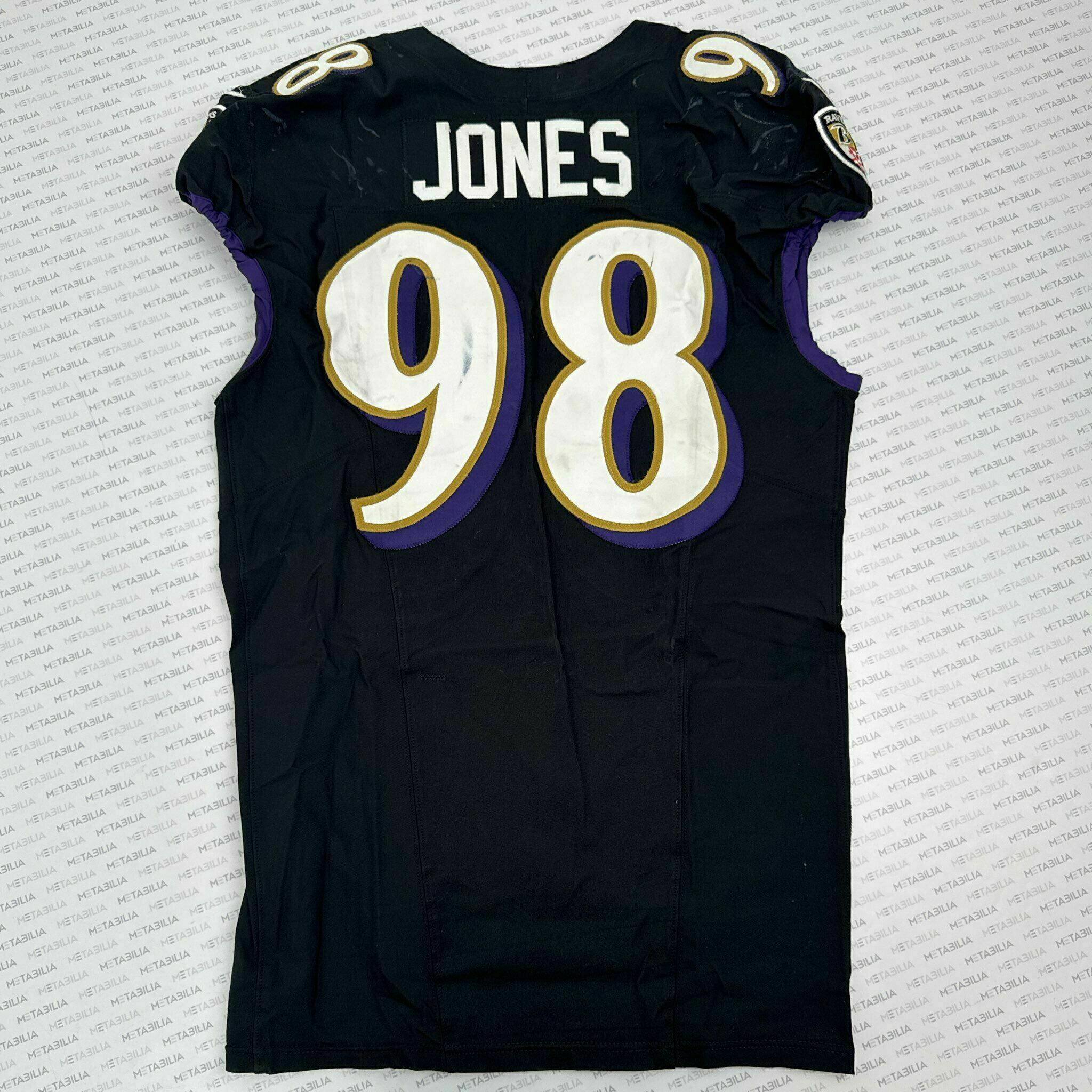 #98 Travis Jones Game-Worn Jersey vs Bears